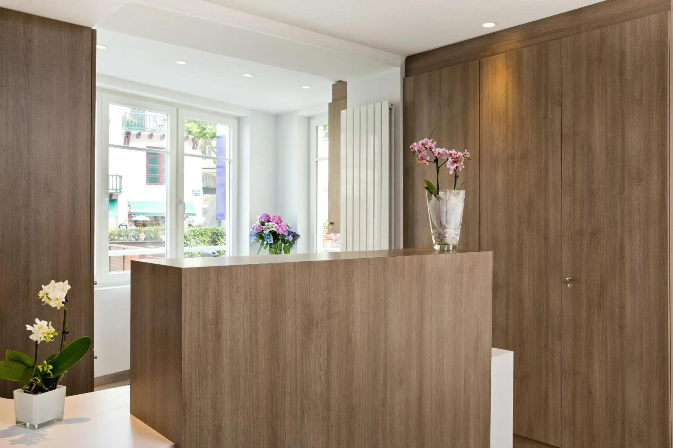 Lobby or reception in Hôtel Le Saphir