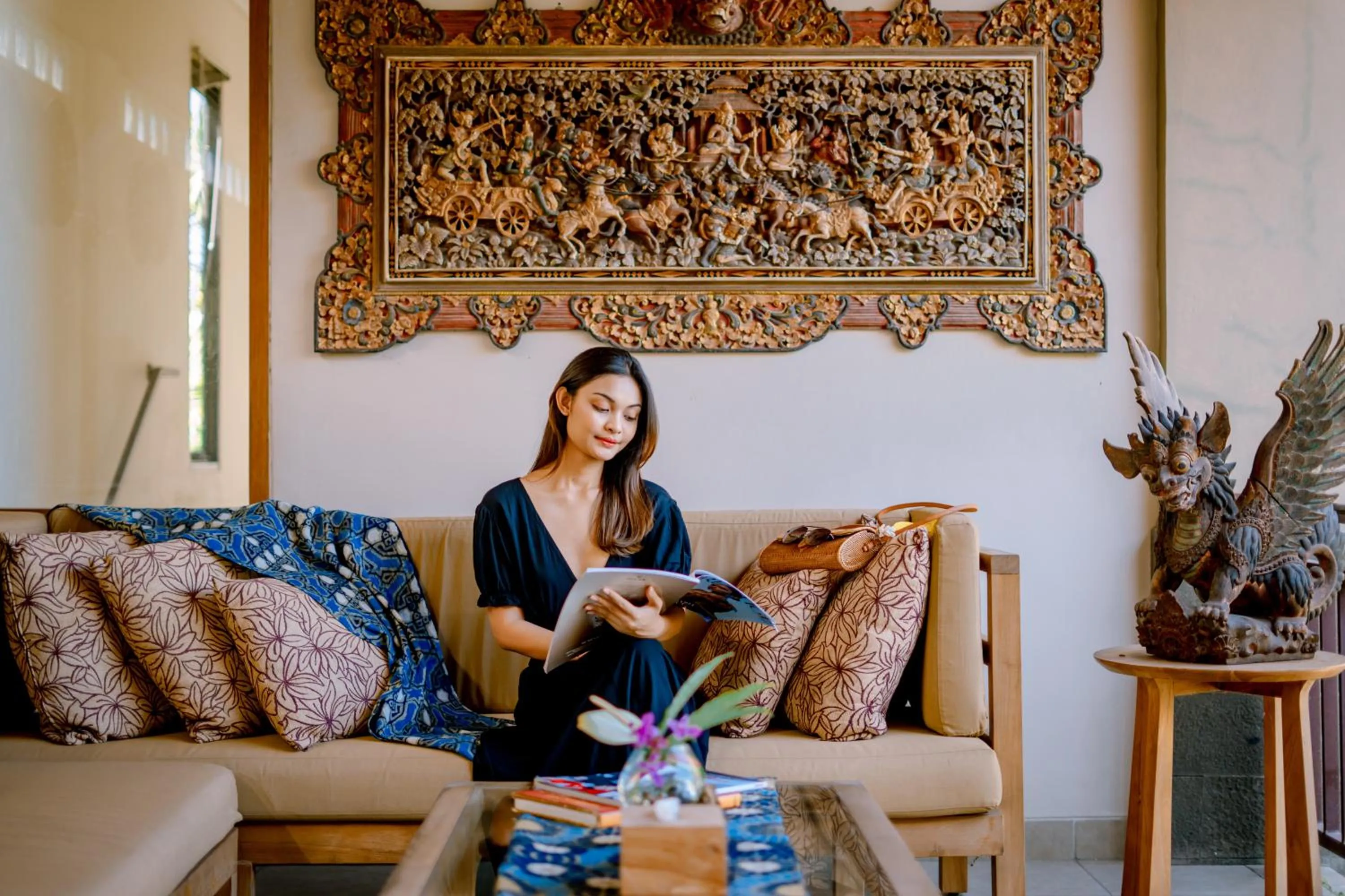 People in Jani's Place Cottage by Purely