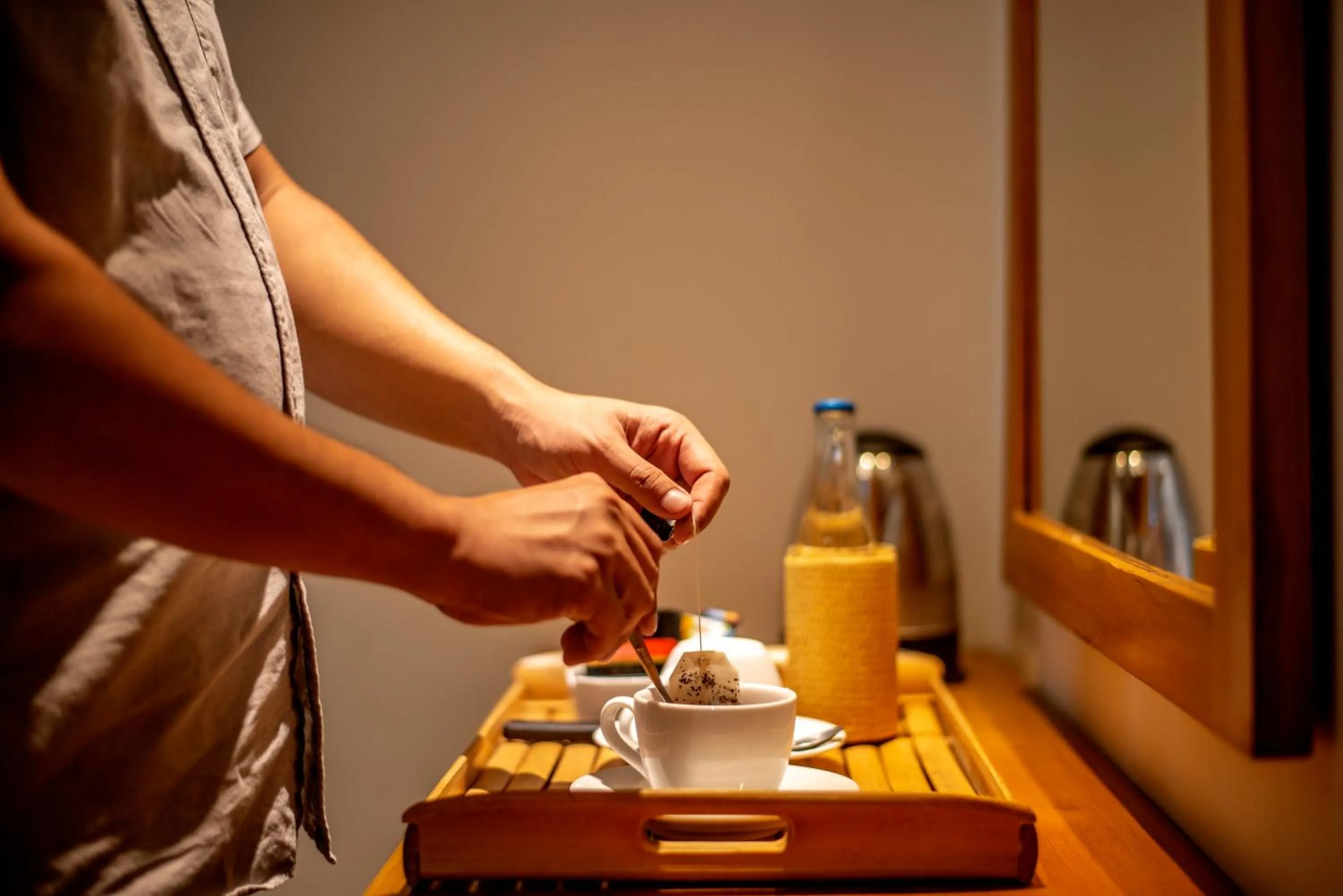 Drinks in Jani's Place Cottage by Purely