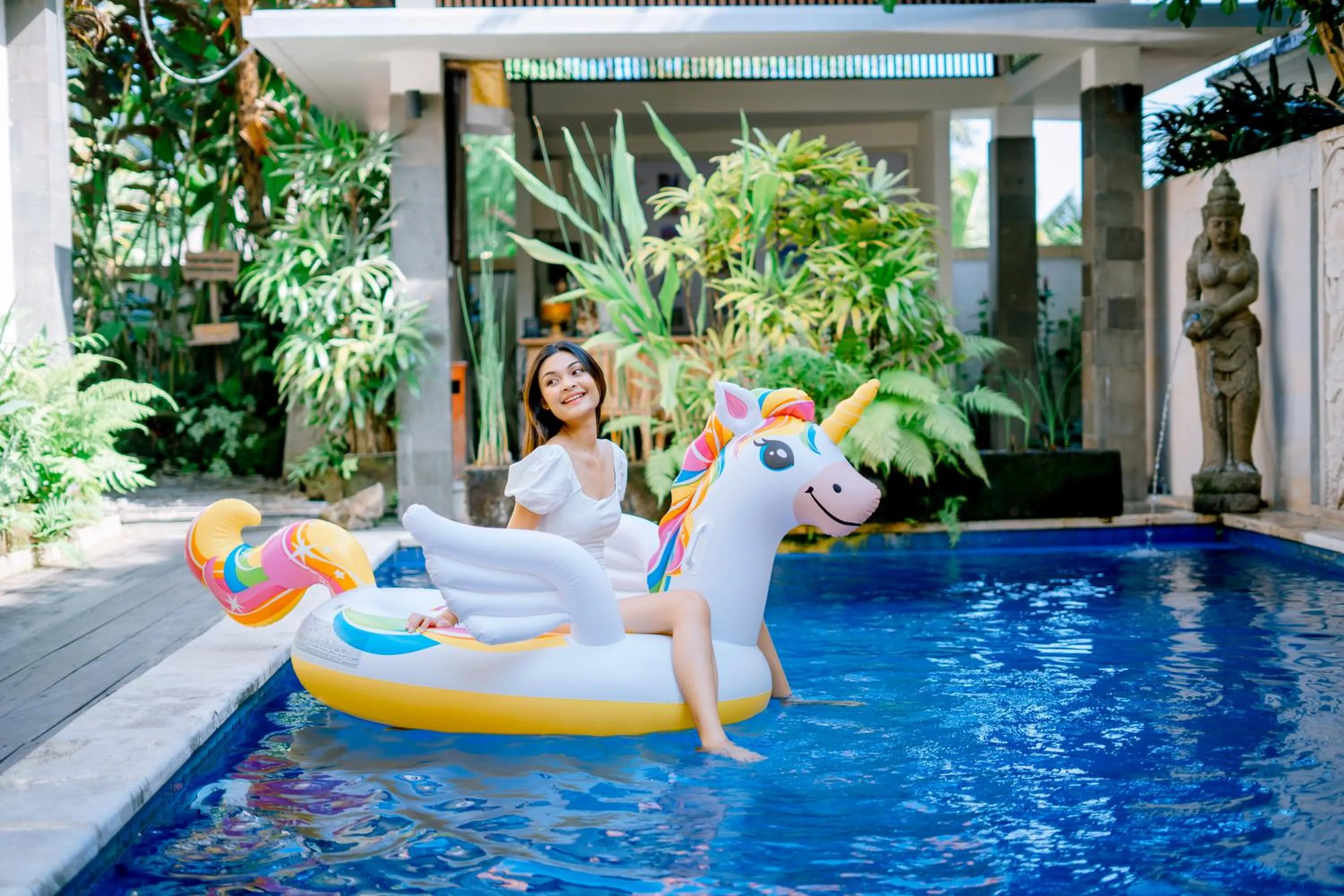 Swimming pool in Jani's Place Cottage by Purely