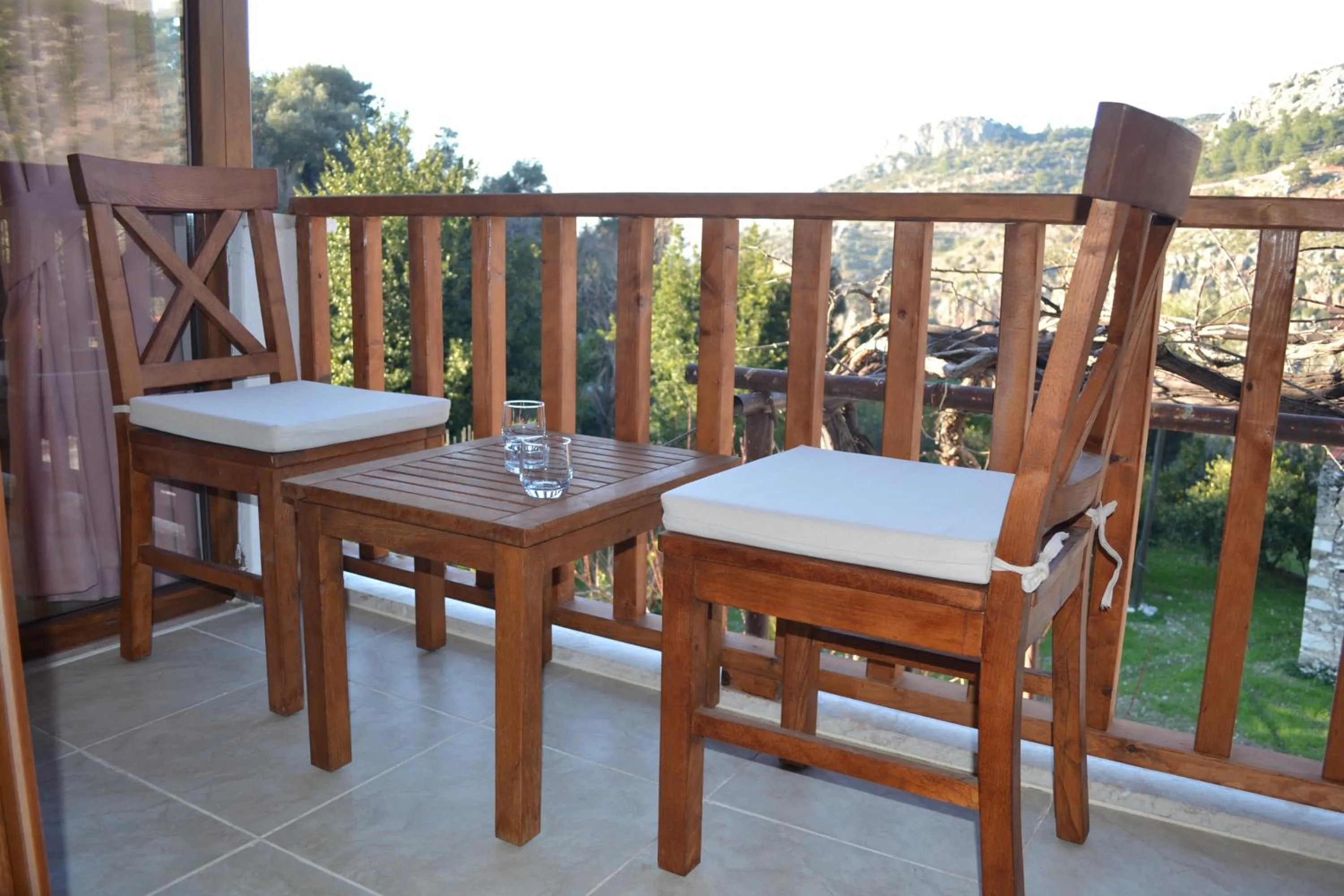 Balcony/Terrace in Faralya Misafir Evi