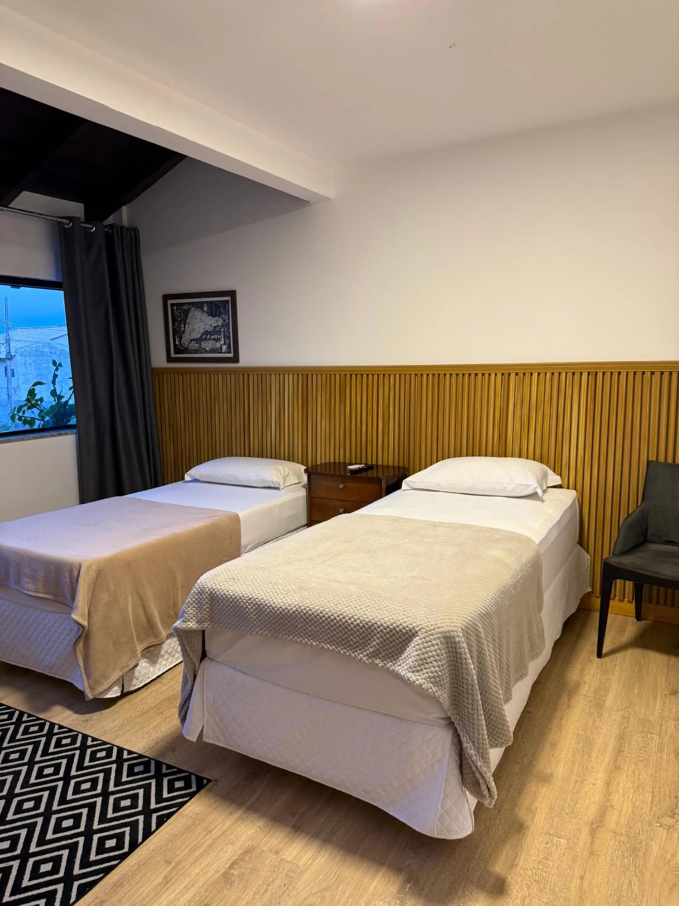 Bed in Pousada Casa da Praia