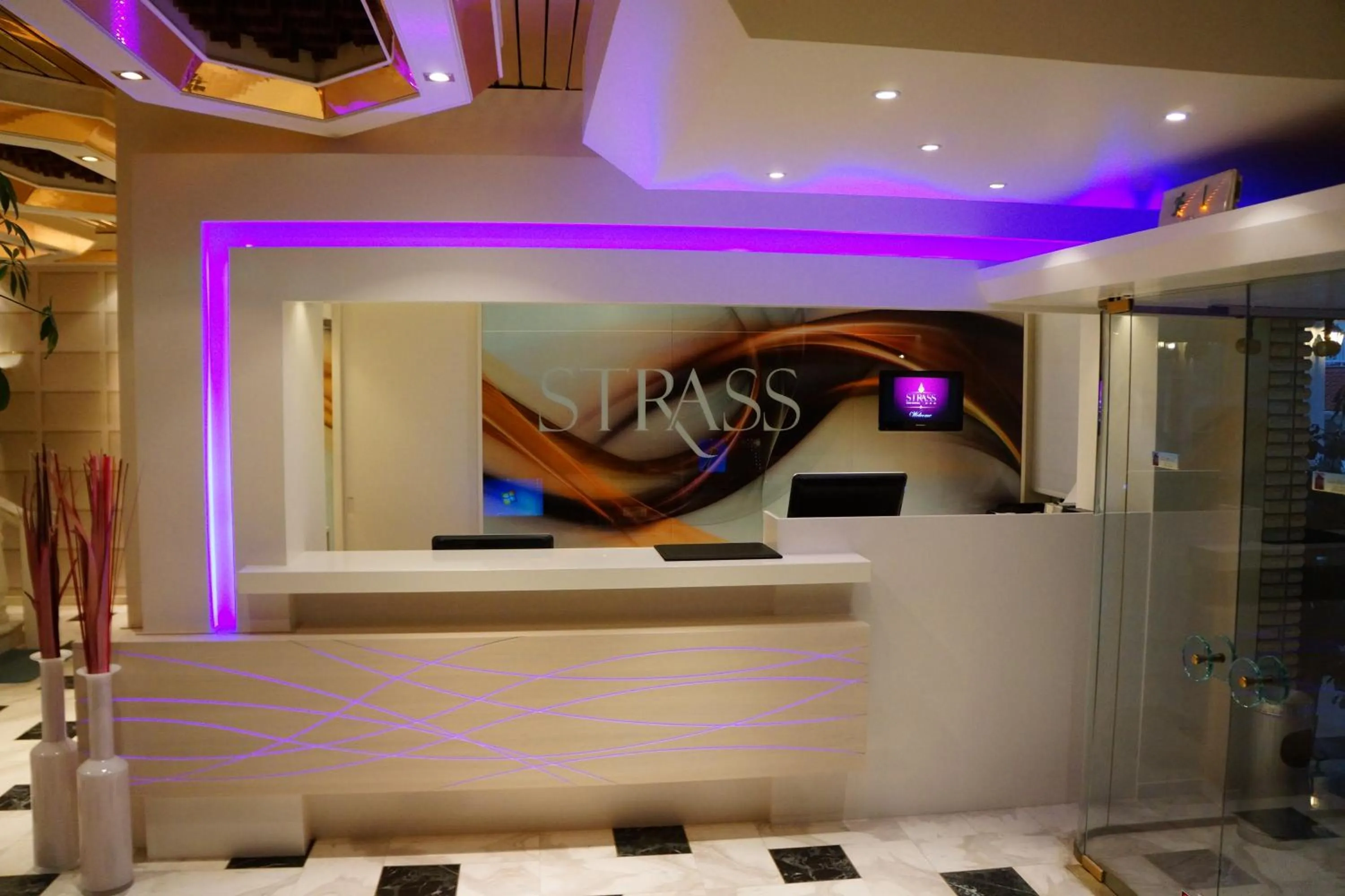 Lobby or reception in Hotel Strass