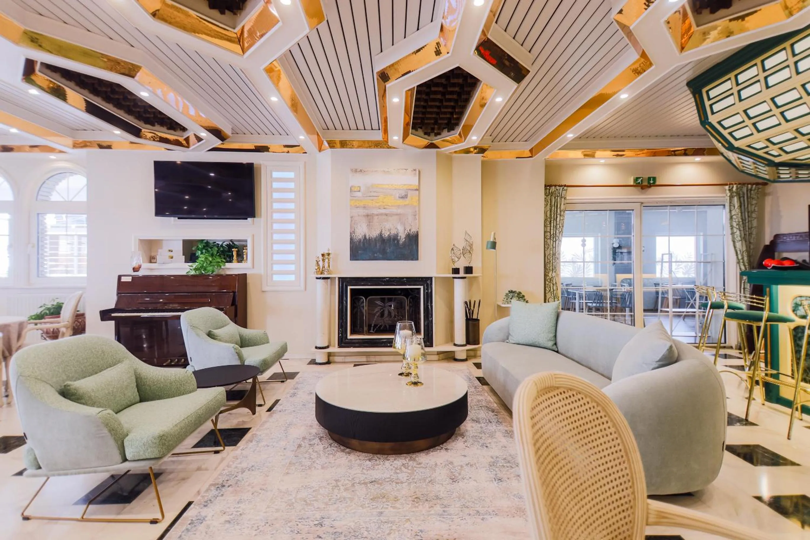 Lobby or reception in Hotel Strass