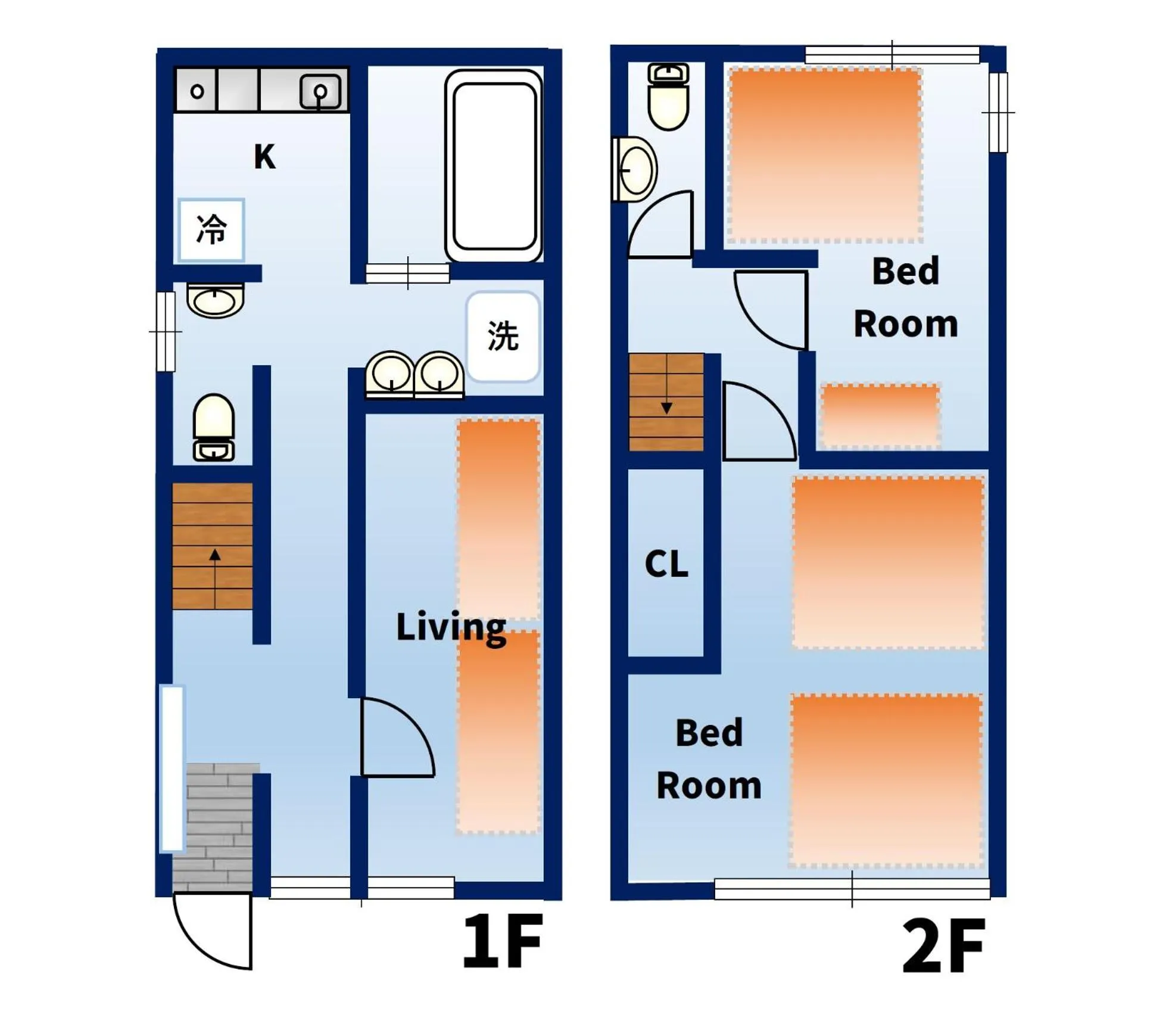 Floor plan in Ray House