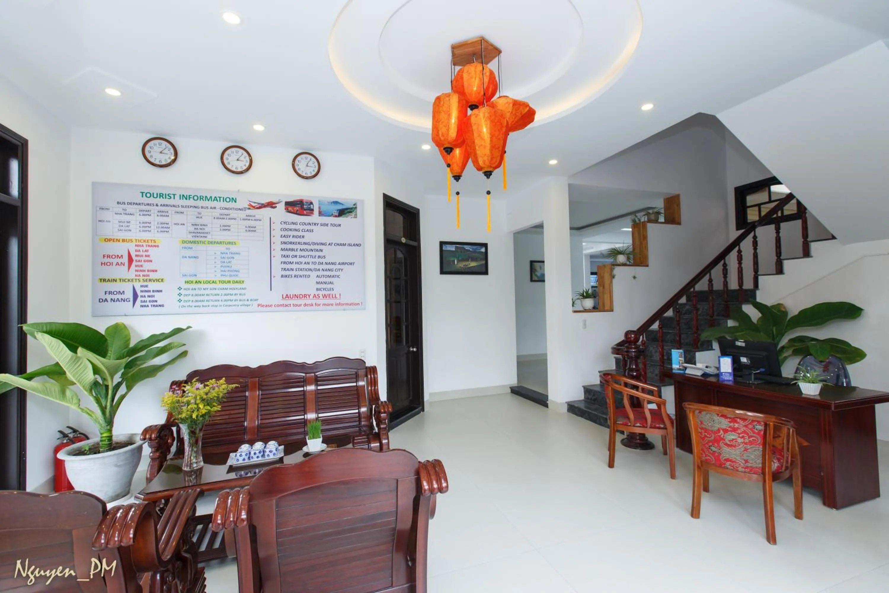 Lobby or reception in Gia Lam Villa Hoi An
