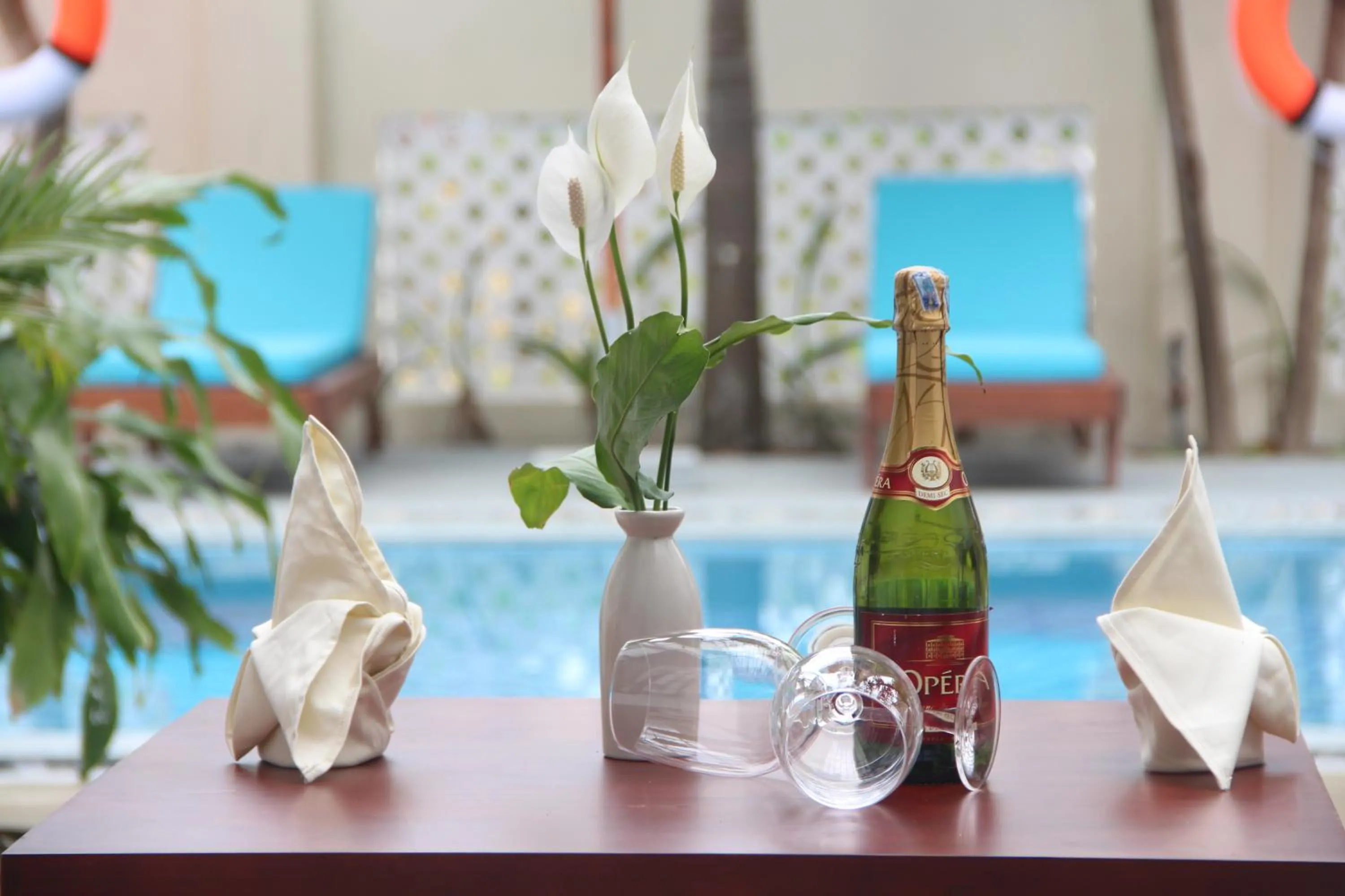 Decorative detail in Gia Lam Villa Hoi An