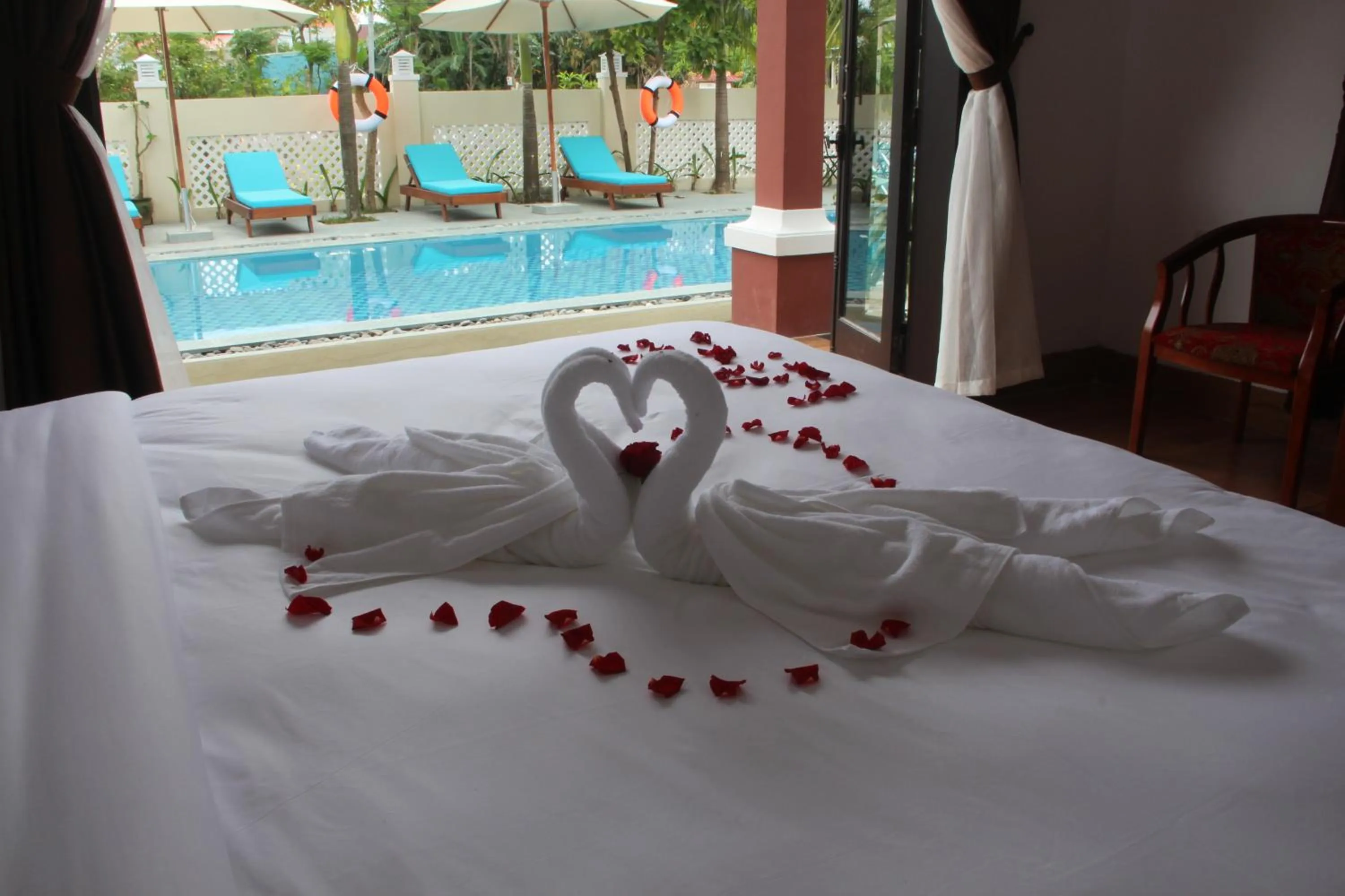 Decorative detail in Gia Lam Villa Hoi An