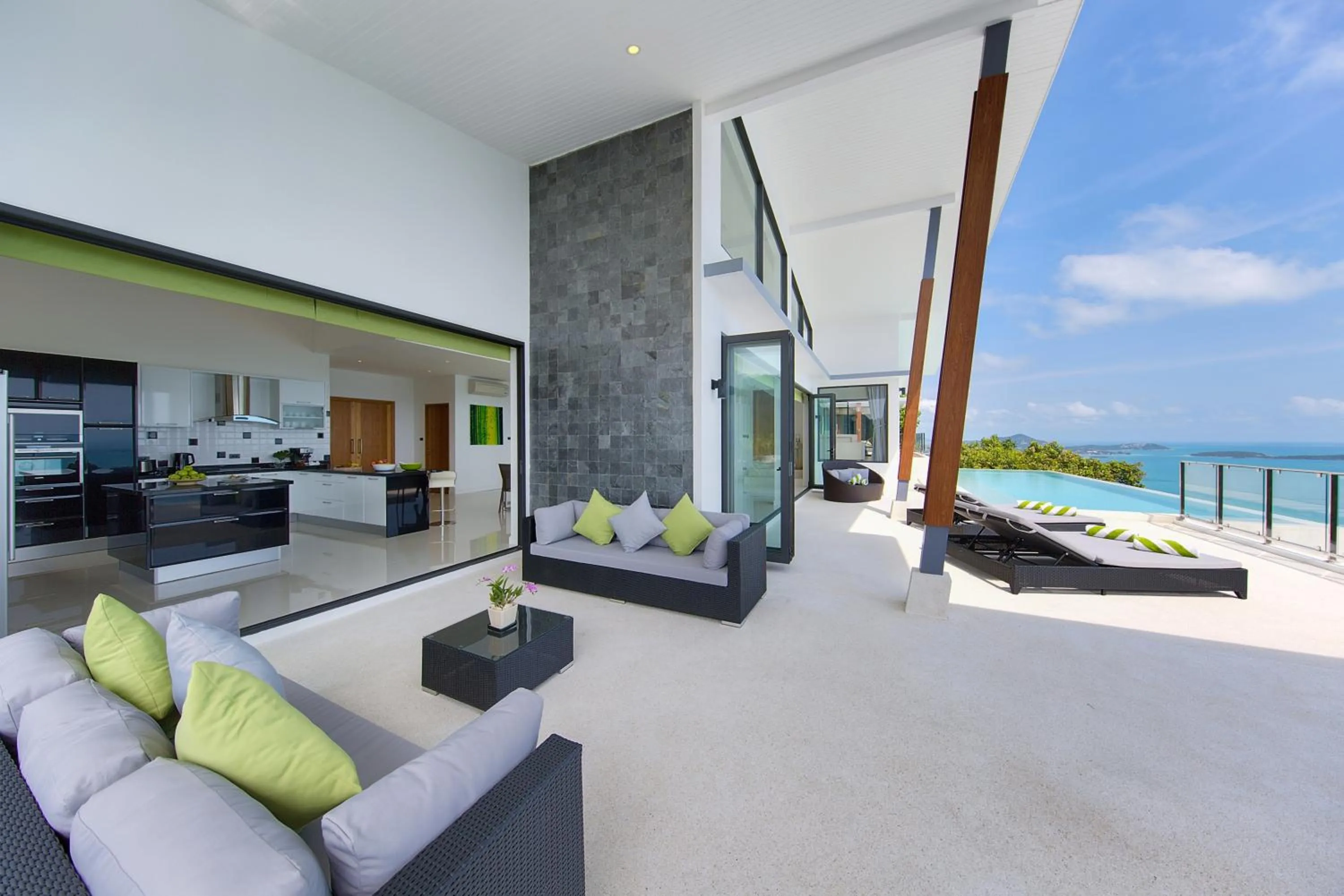 Patio in Chaweng Peak Villas - Award Winning Luxury Two Villas