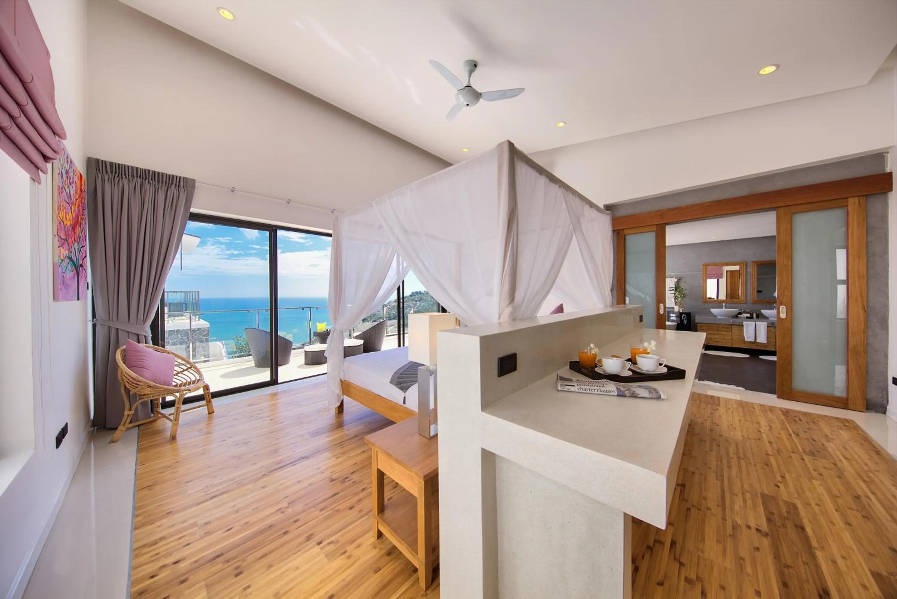 Bedroom in Chaweng Peak Villas - Award Winning Luxury Two Villas