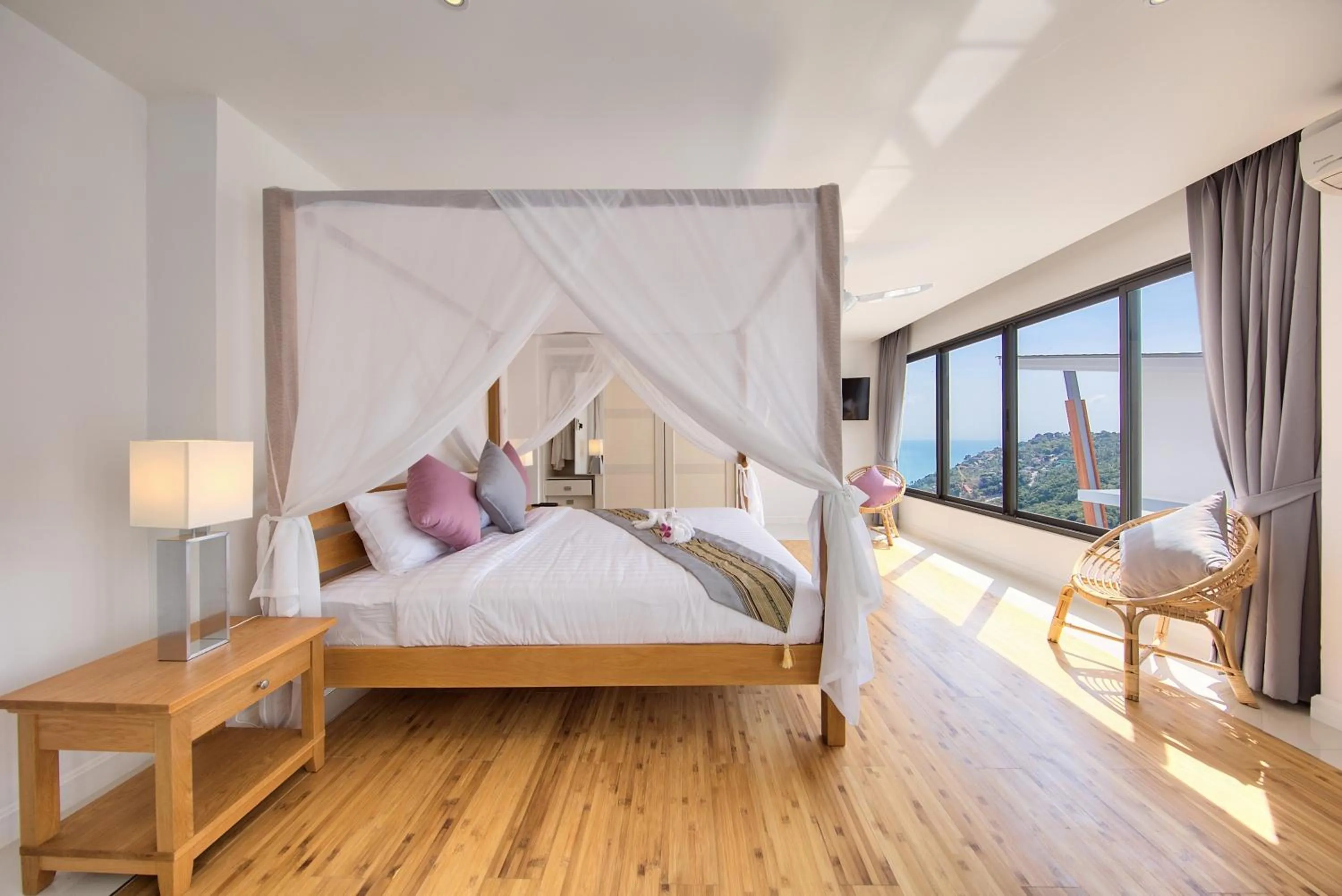 Bedroom, Bed in Chaweng Peak Villas - Award Winning Luxury Two Villas