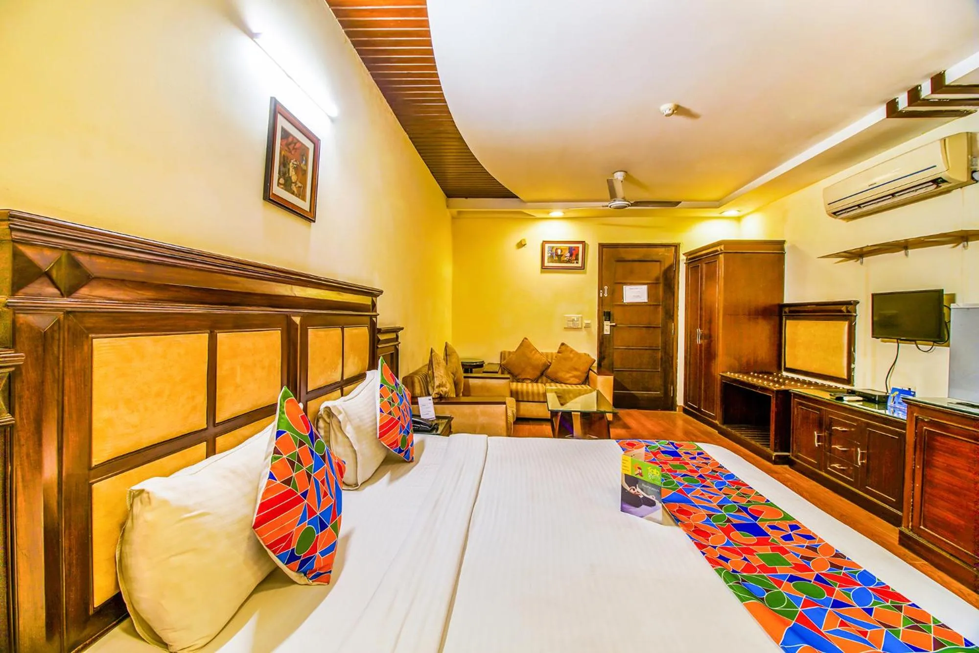 Bedroom, Bed in FabHotel Stay Residency