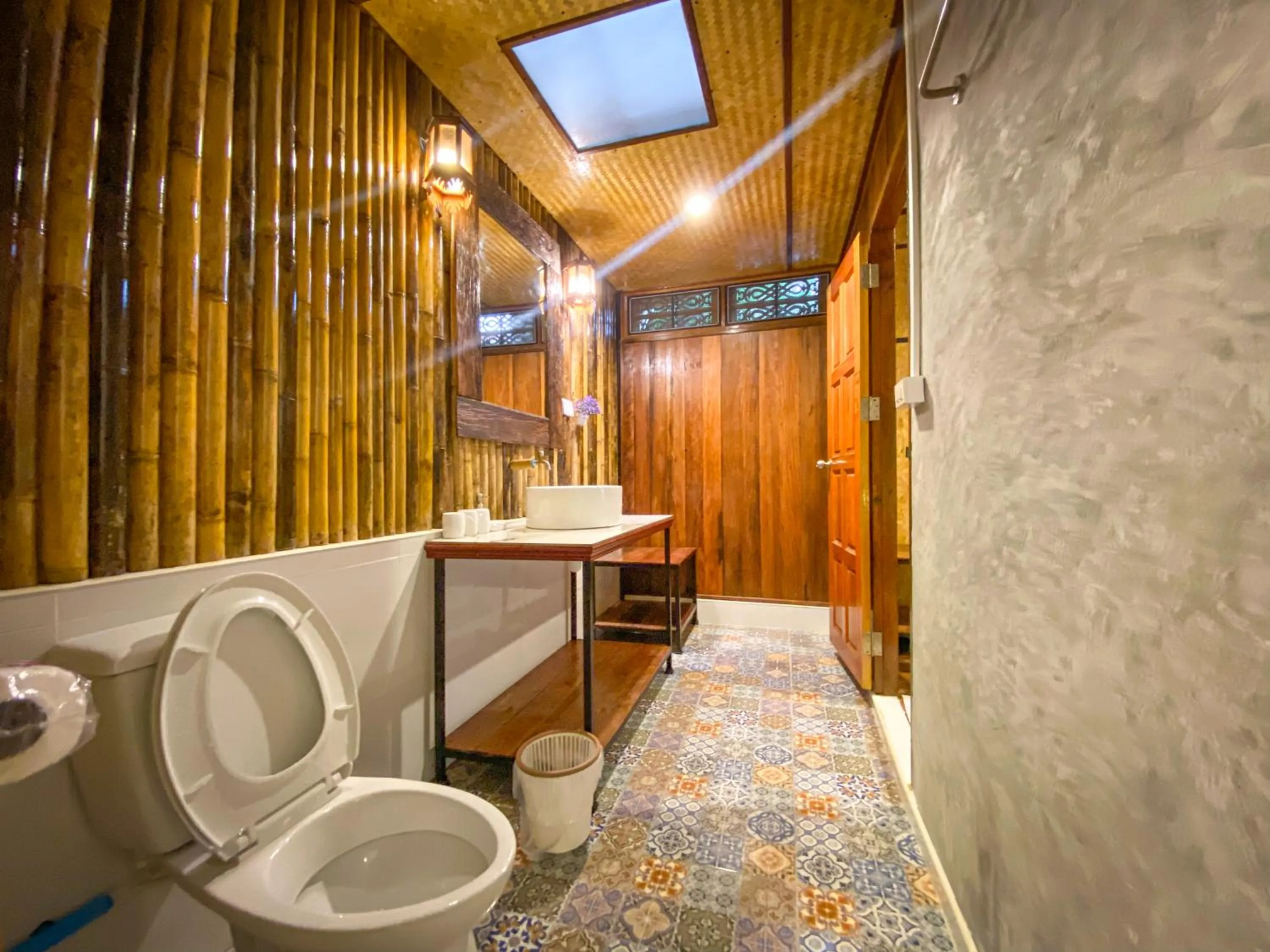 Toilet in Rapala Rock Wood Resort- SHA Plus