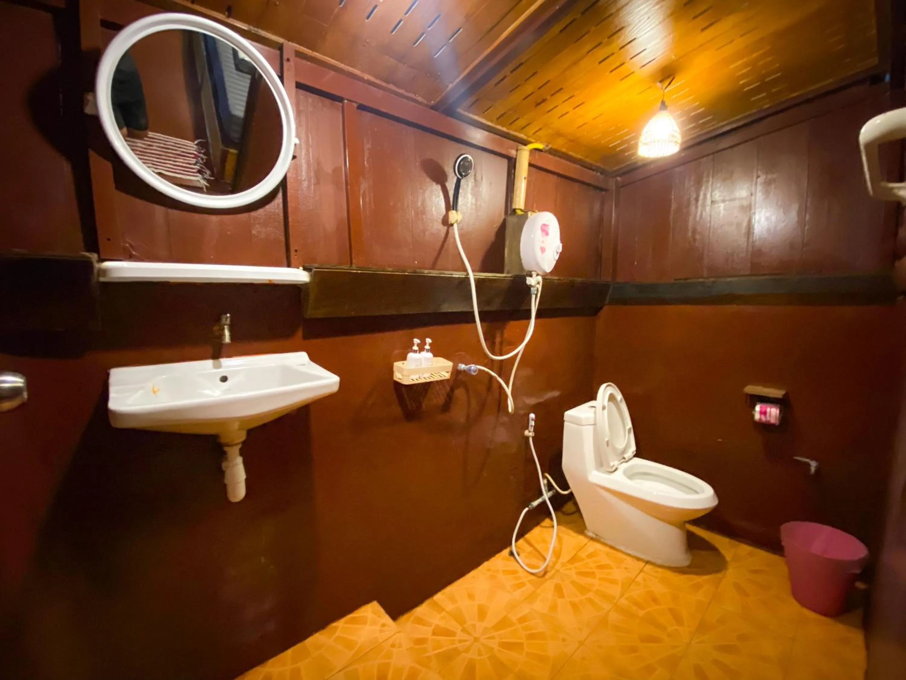 Toilet in Rapala Rock Wood Resort- SHA Plus