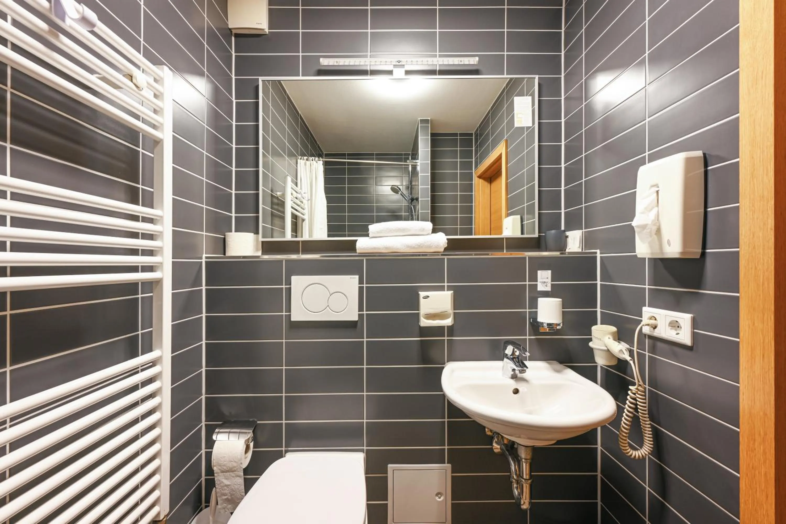 Toilet in Hotel Zum Ritter