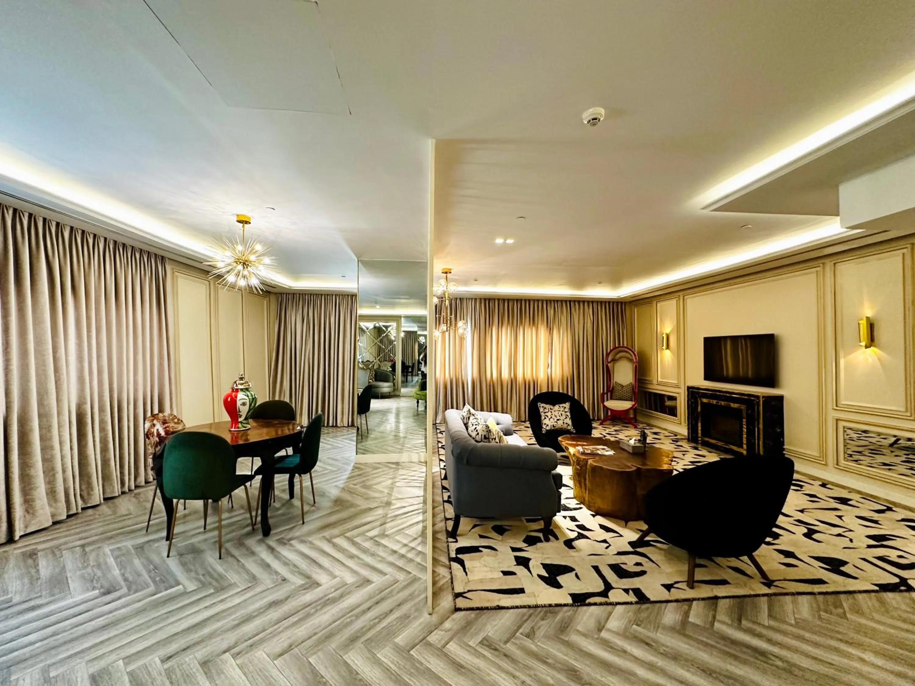 Living room in The Nishat Hotel Johar Town