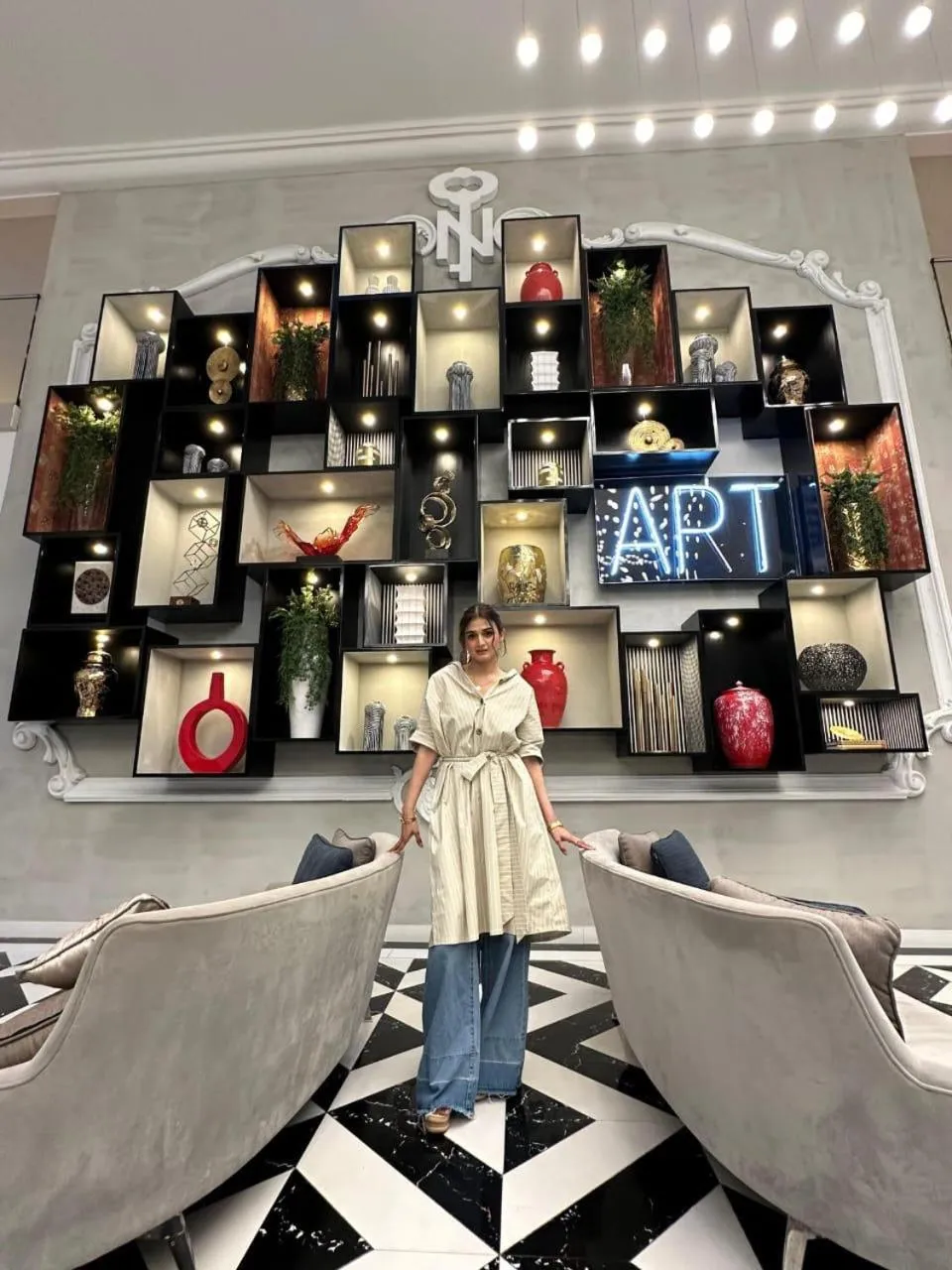 Lobby or reception in The Nishat Hotel Johar Town