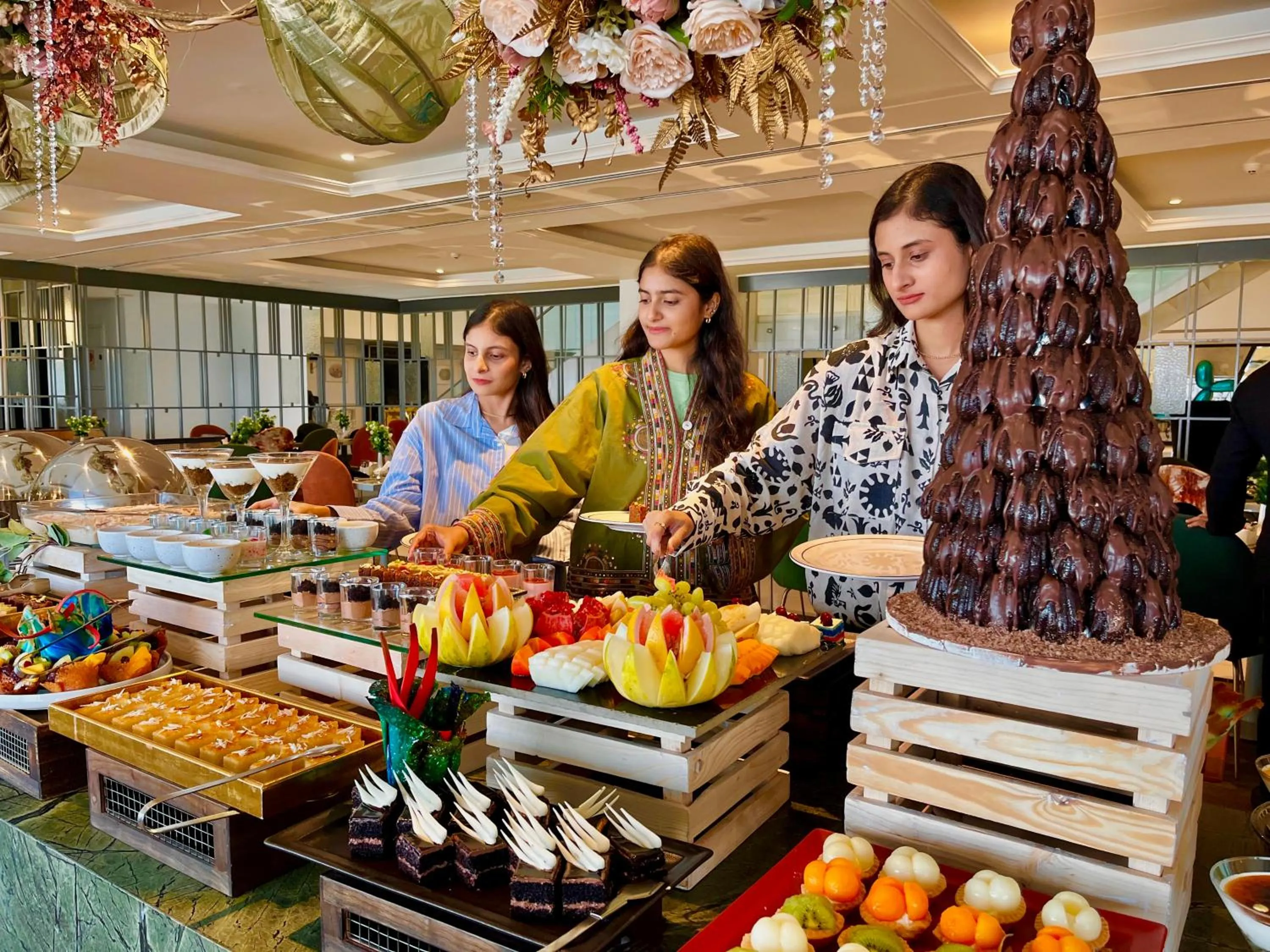 group of guests in The Nishat Hotel Johar Town