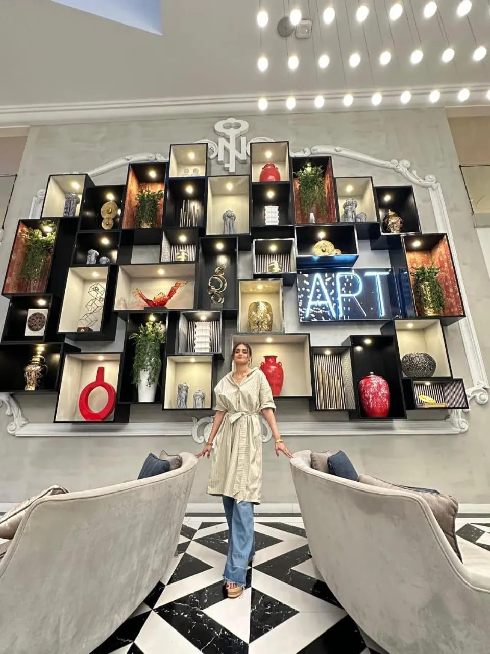 Decorative detail in The Nishat Hotel Johar Town