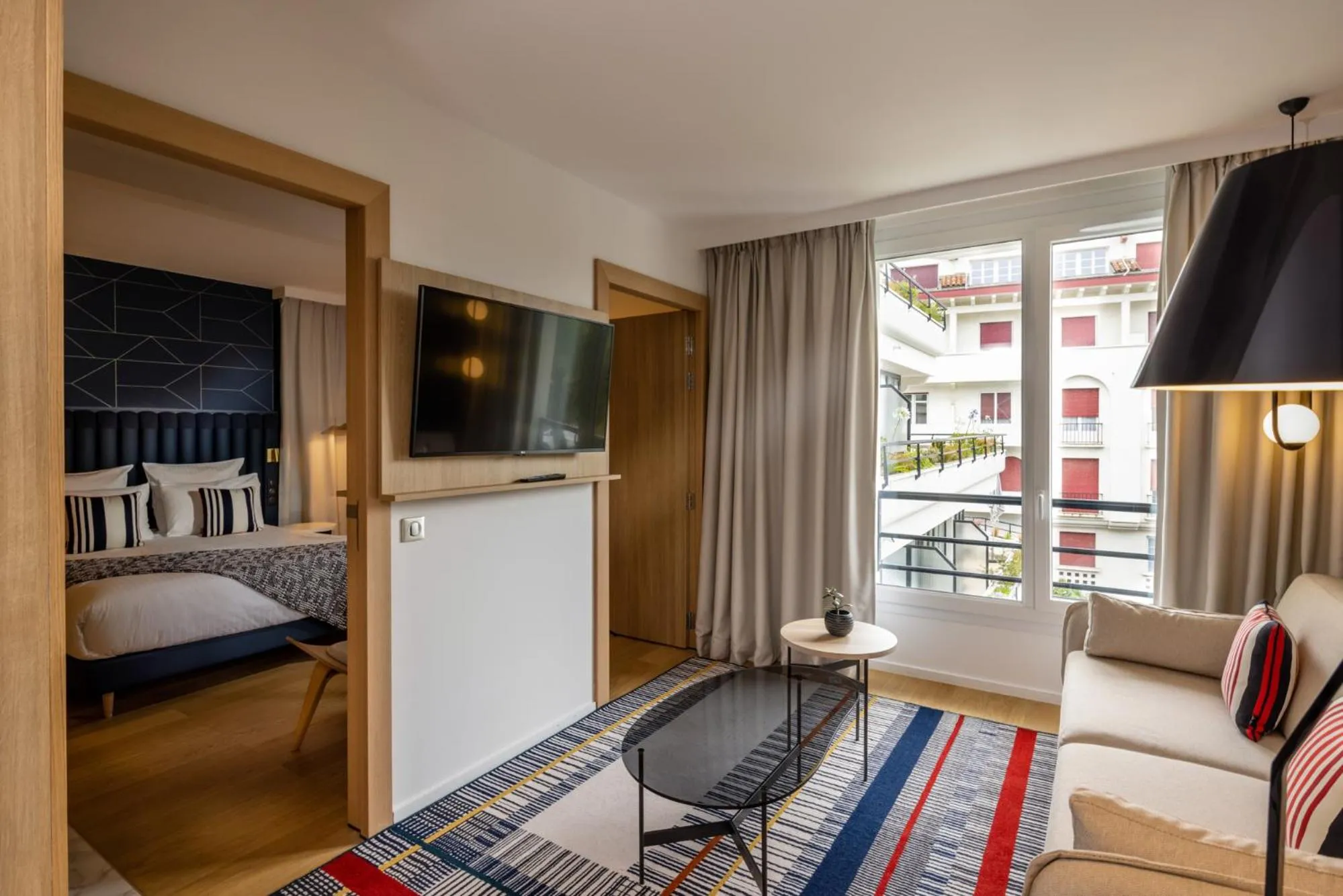 View (from property/room), Bed in Thalazur Saint Jean de Luz - Hôtel & Spa