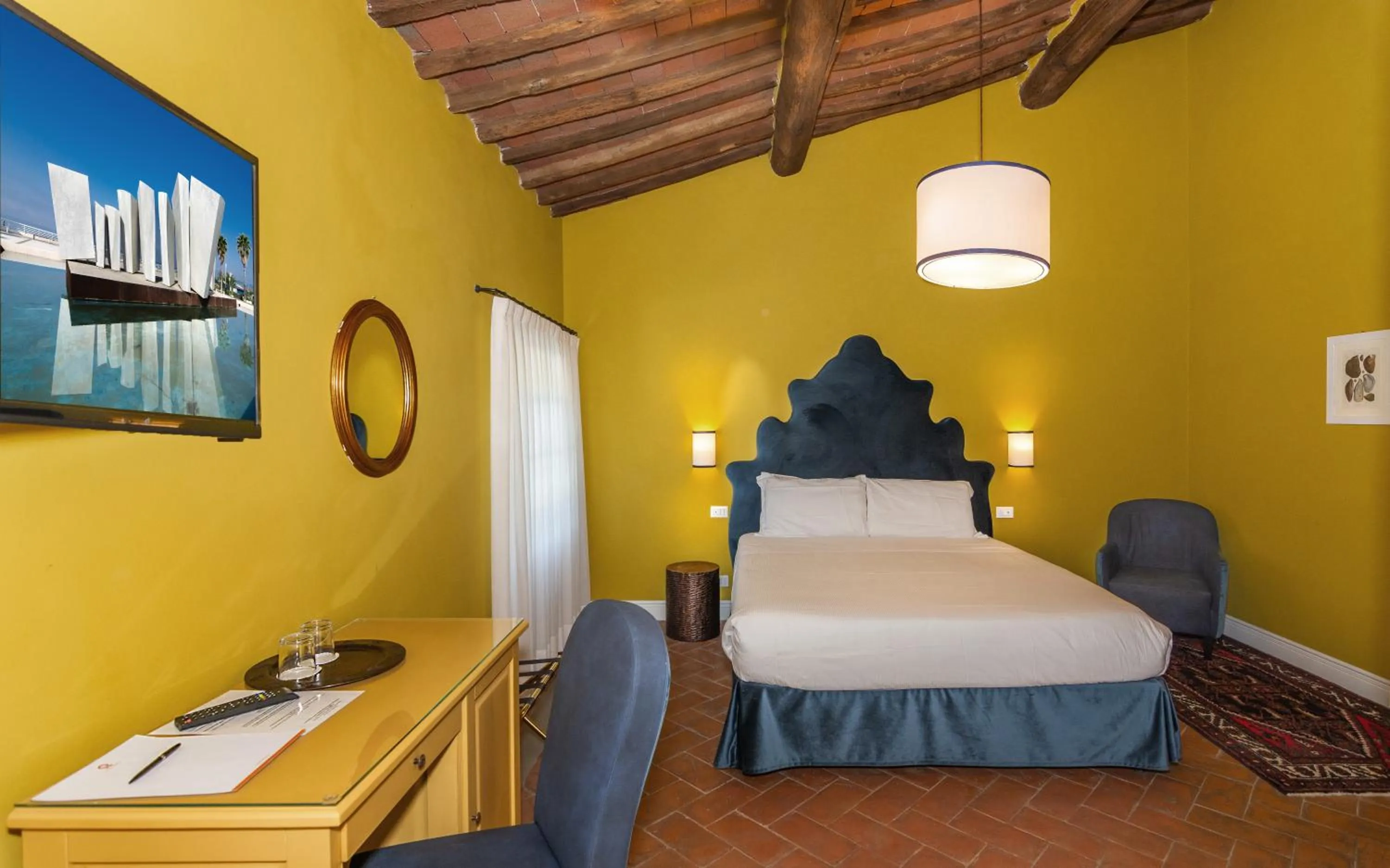 Bed in Hotel Albergo Villa Marta