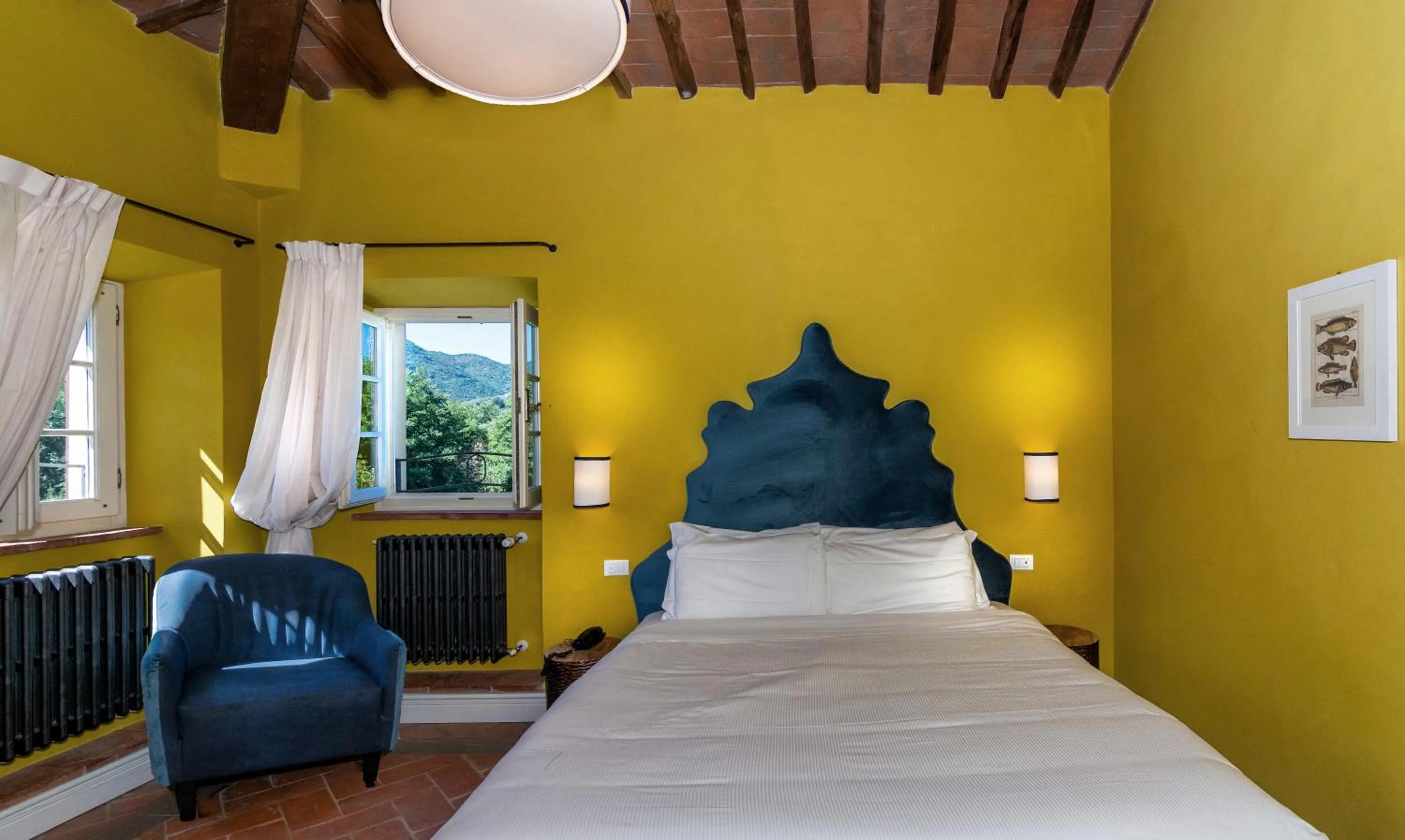 Bedroom, Bed in Hotel Albergo Villa Marta