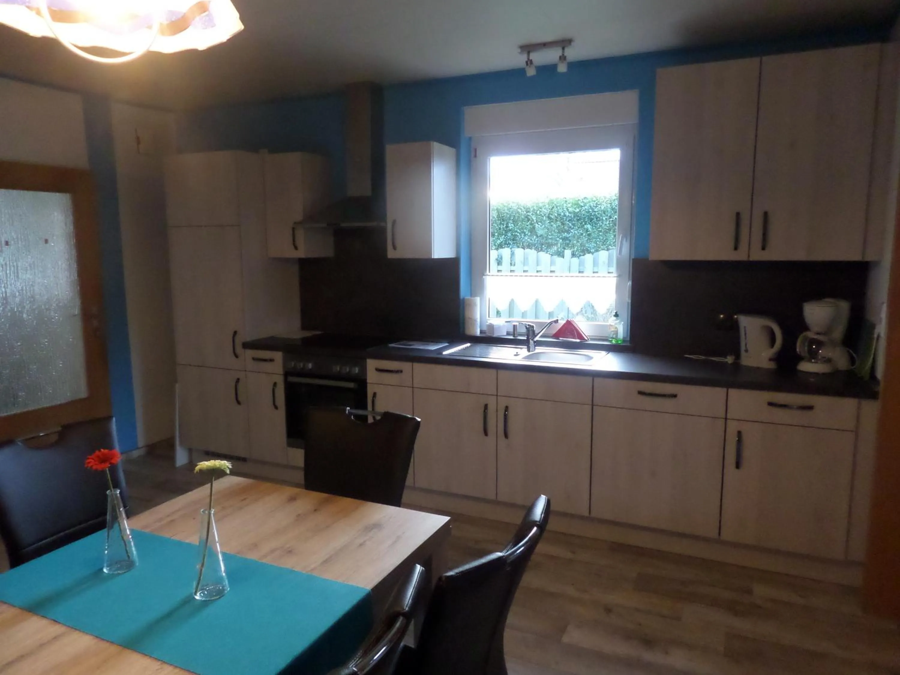 Kitchen or kitchenette in Ferienwohnung Baumann