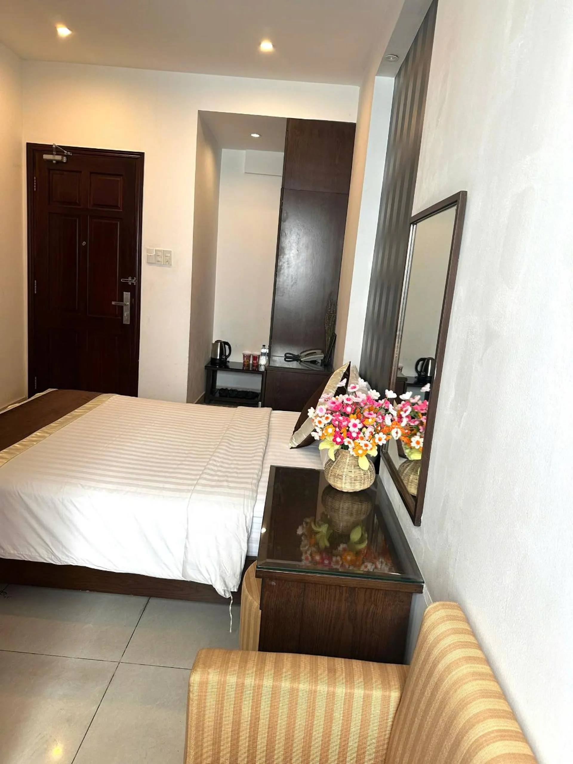 Bed in Ngoc Linh Luxury Hotel
