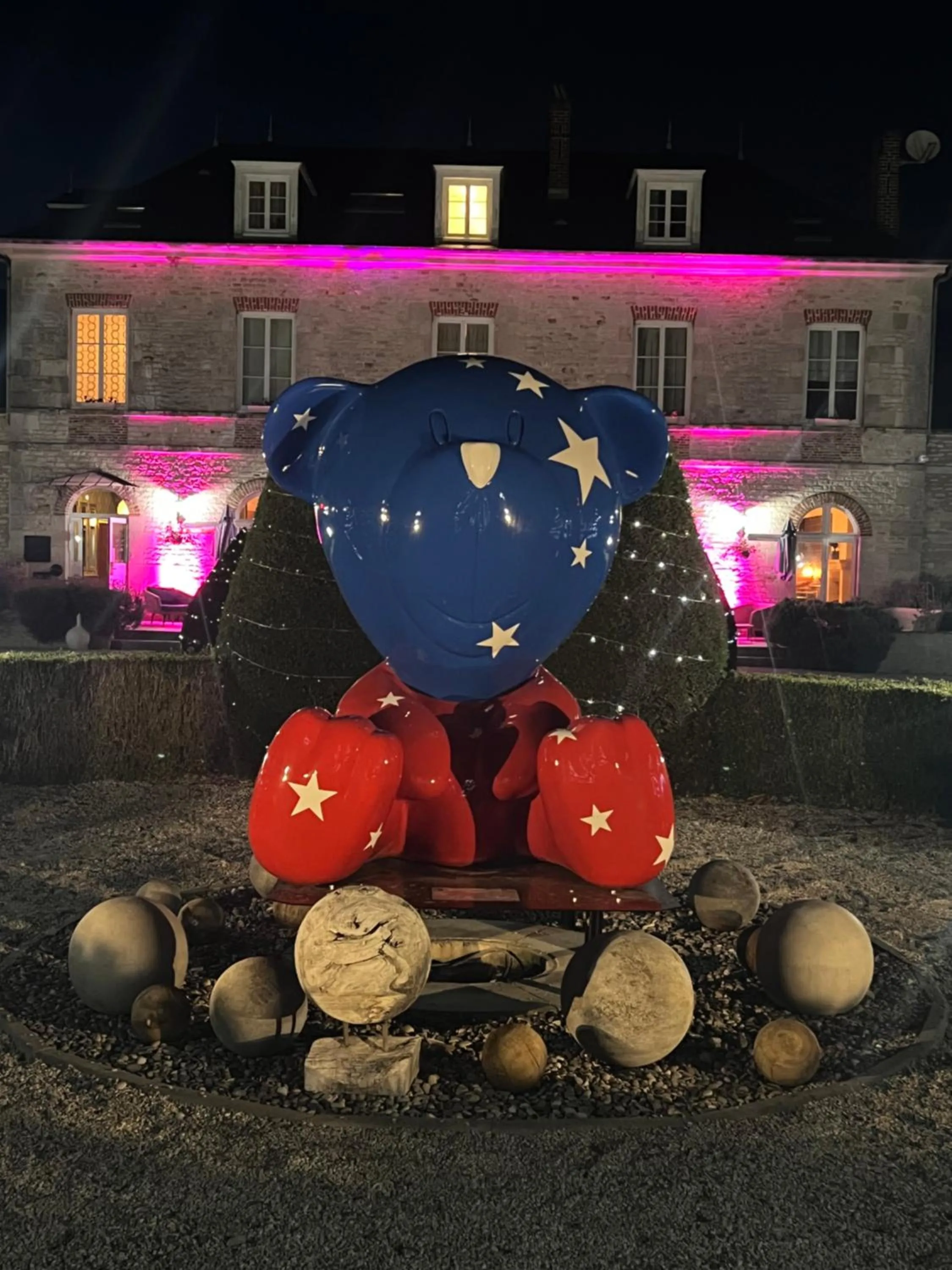 Inner courtyard view in Domaine De Barive