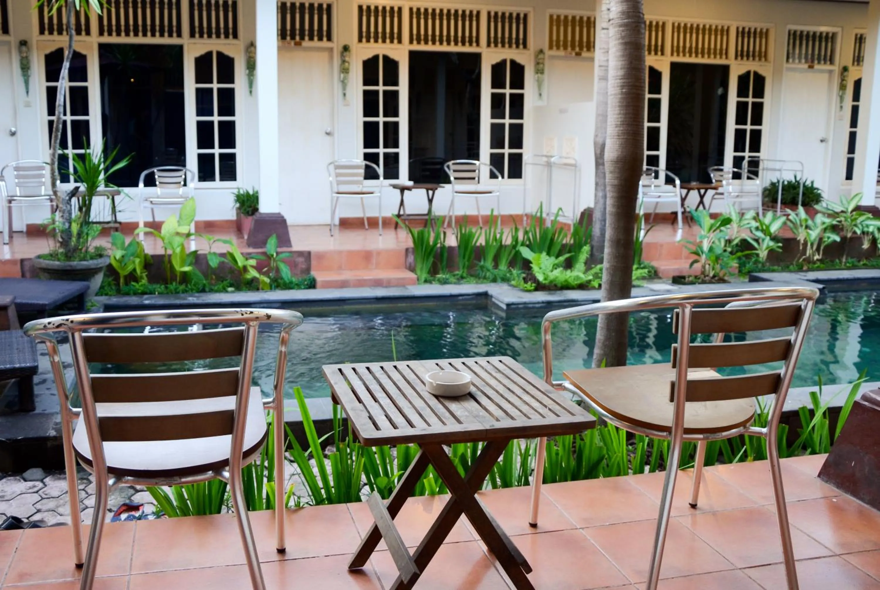 Pool view in Little Pond Homestay