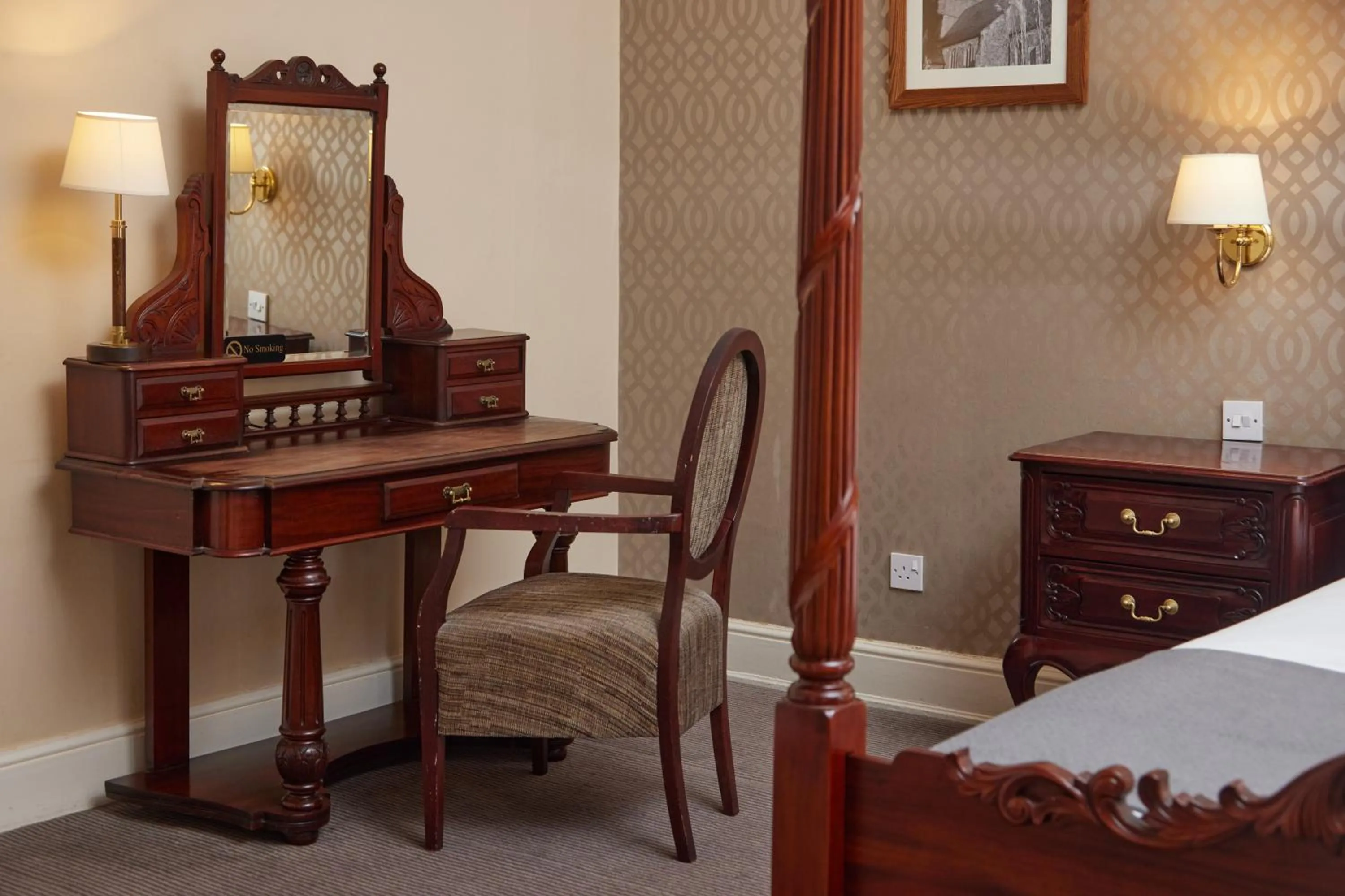 Seating area, Bed in George Hotel by Greene King Inns