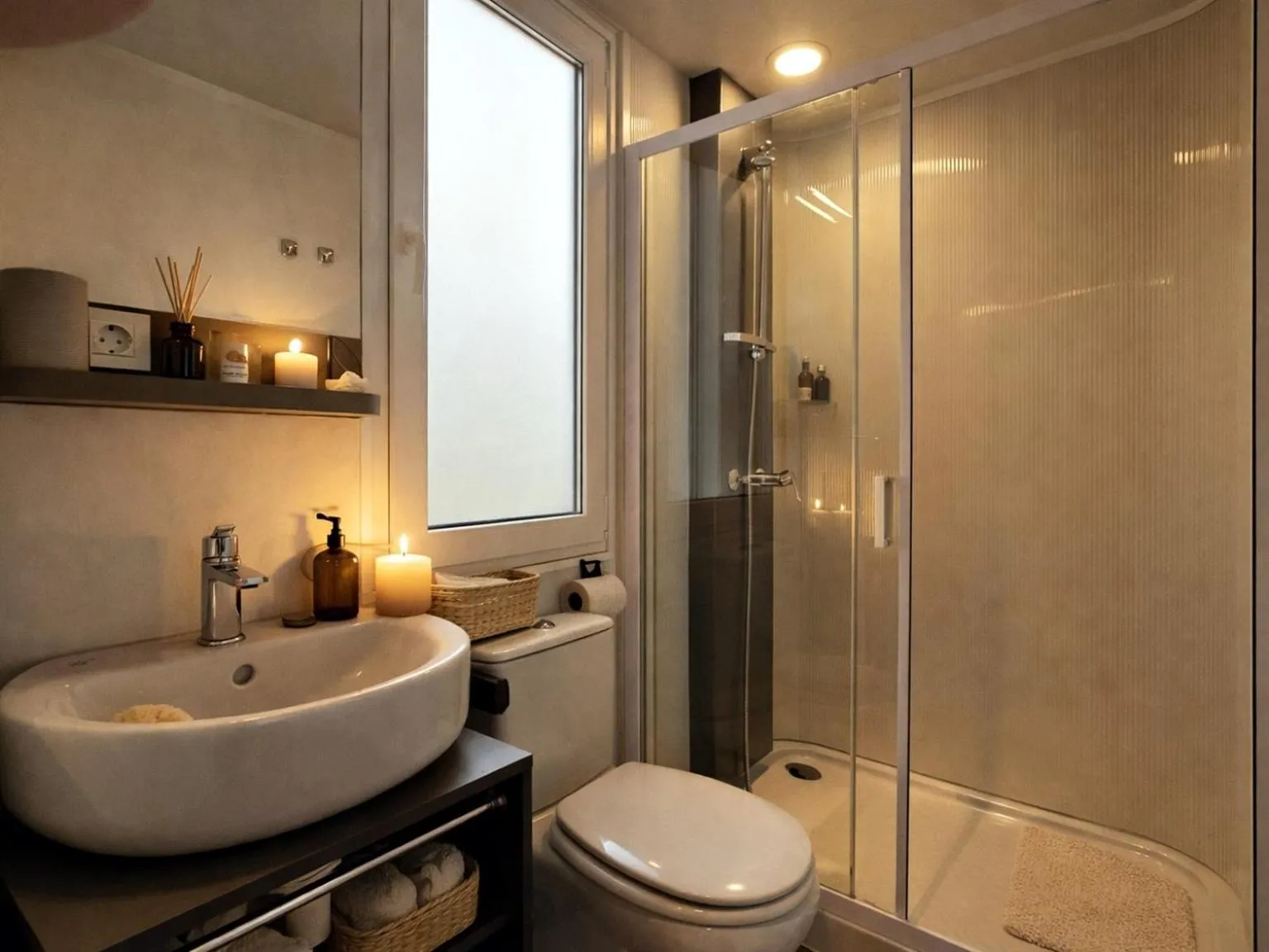 Bathroom in Boutique Mobile Homes UlikaRovinj