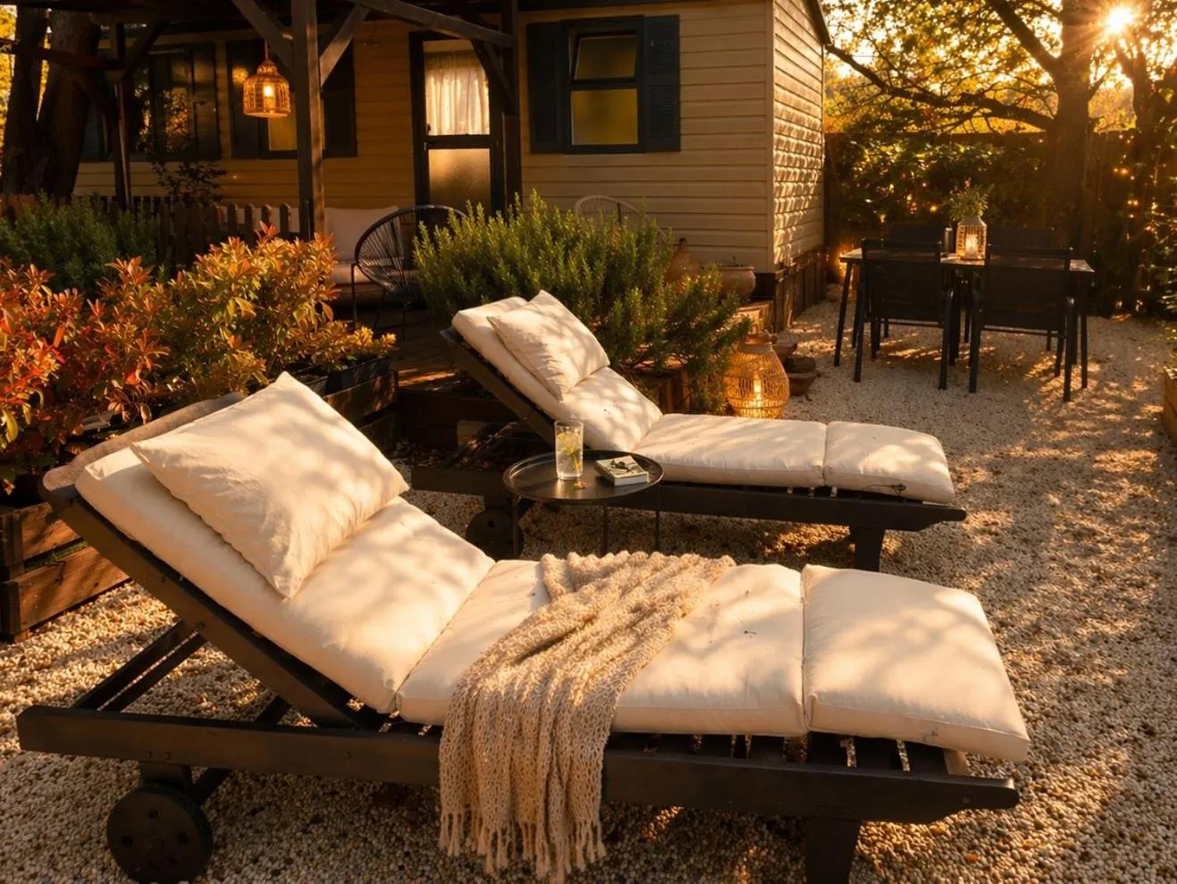 Seating area in Boutique Mobile Homes UlikaRovinj