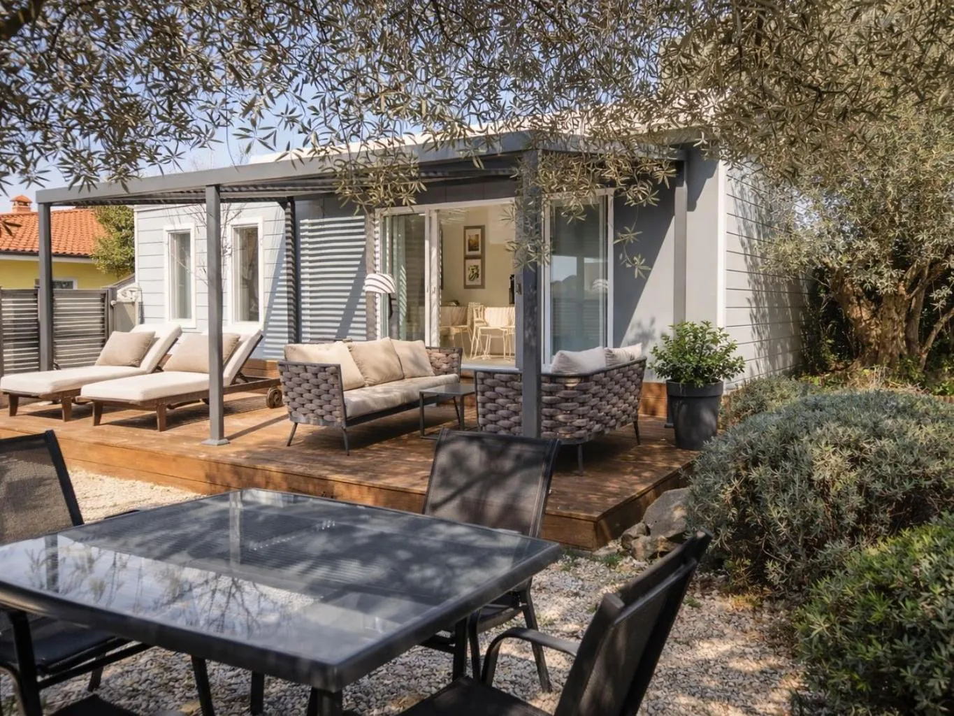 Garden in Boutique Mobile Homes UlikaRovinj