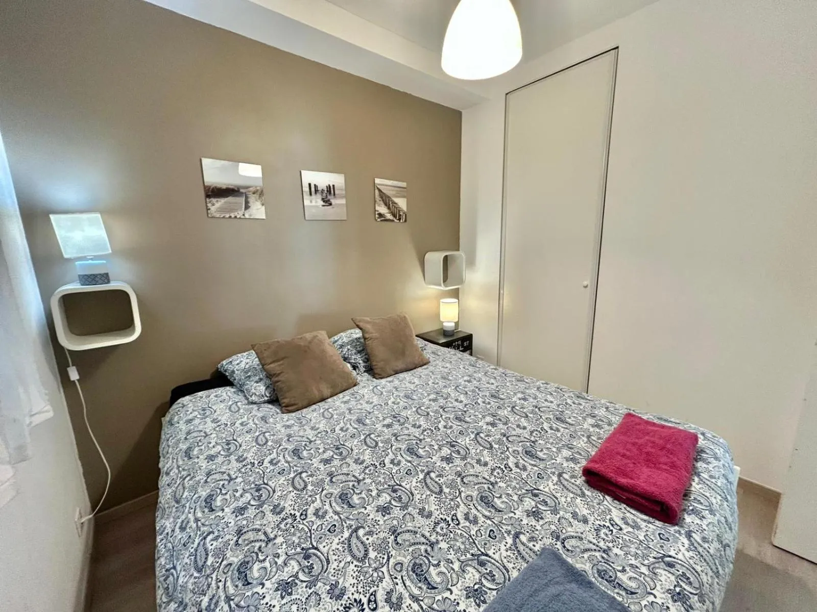 Bed in Le Phocéen Appartement Terrasse Plein centre