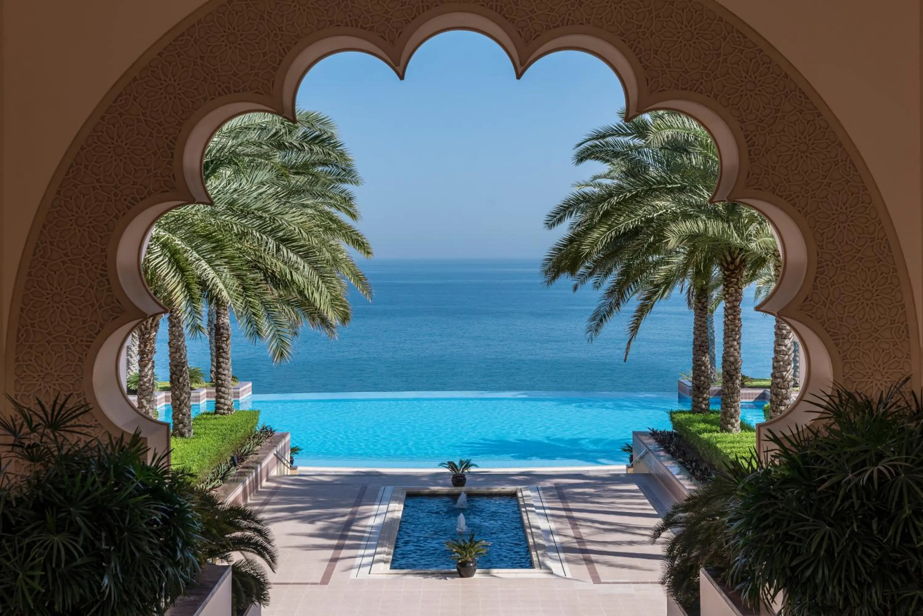 Pool view in Shangri-La Al Husn, Muscat - Adults Only Resort