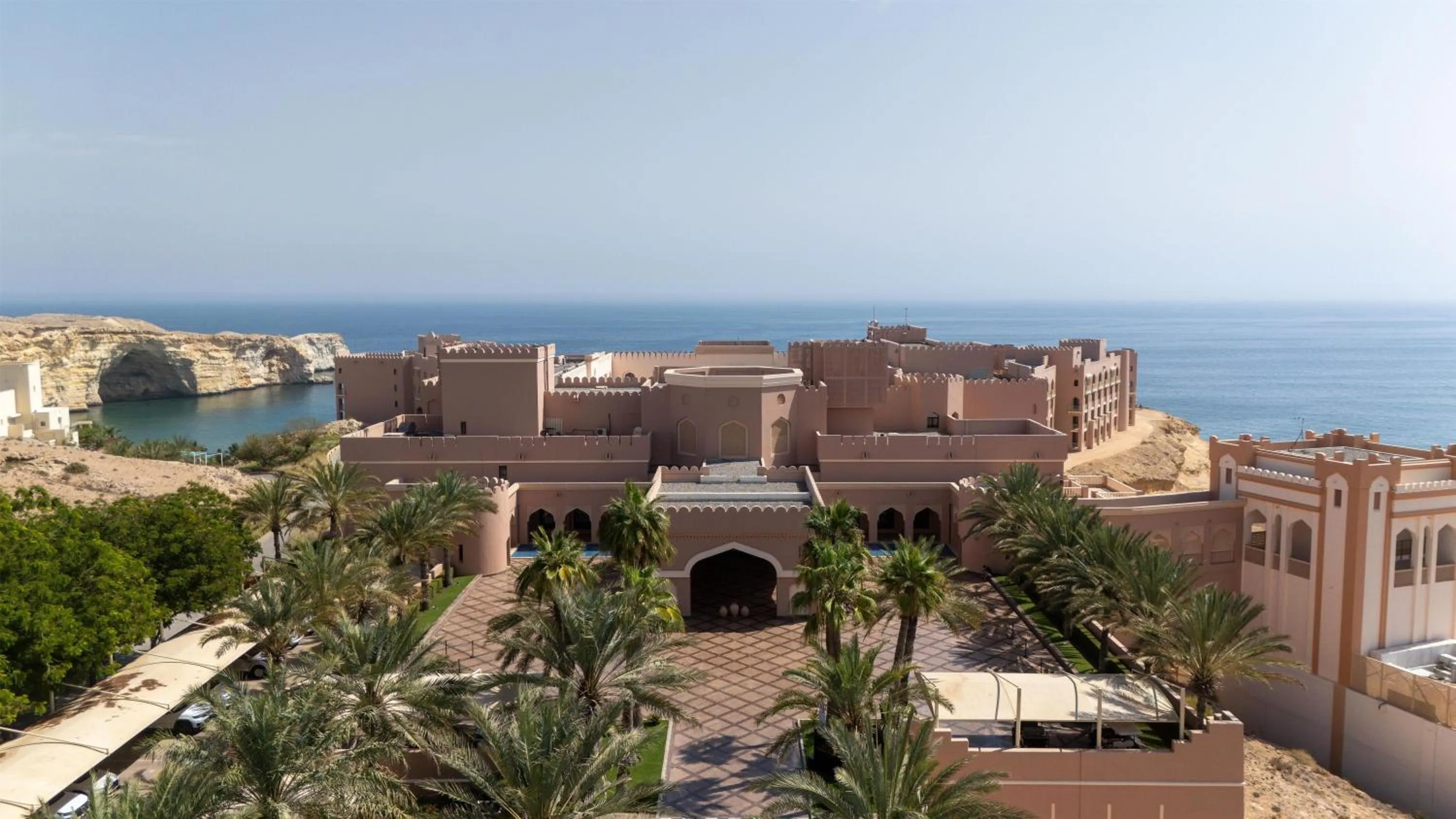 Property building in Al Husn Hotel Muscat
