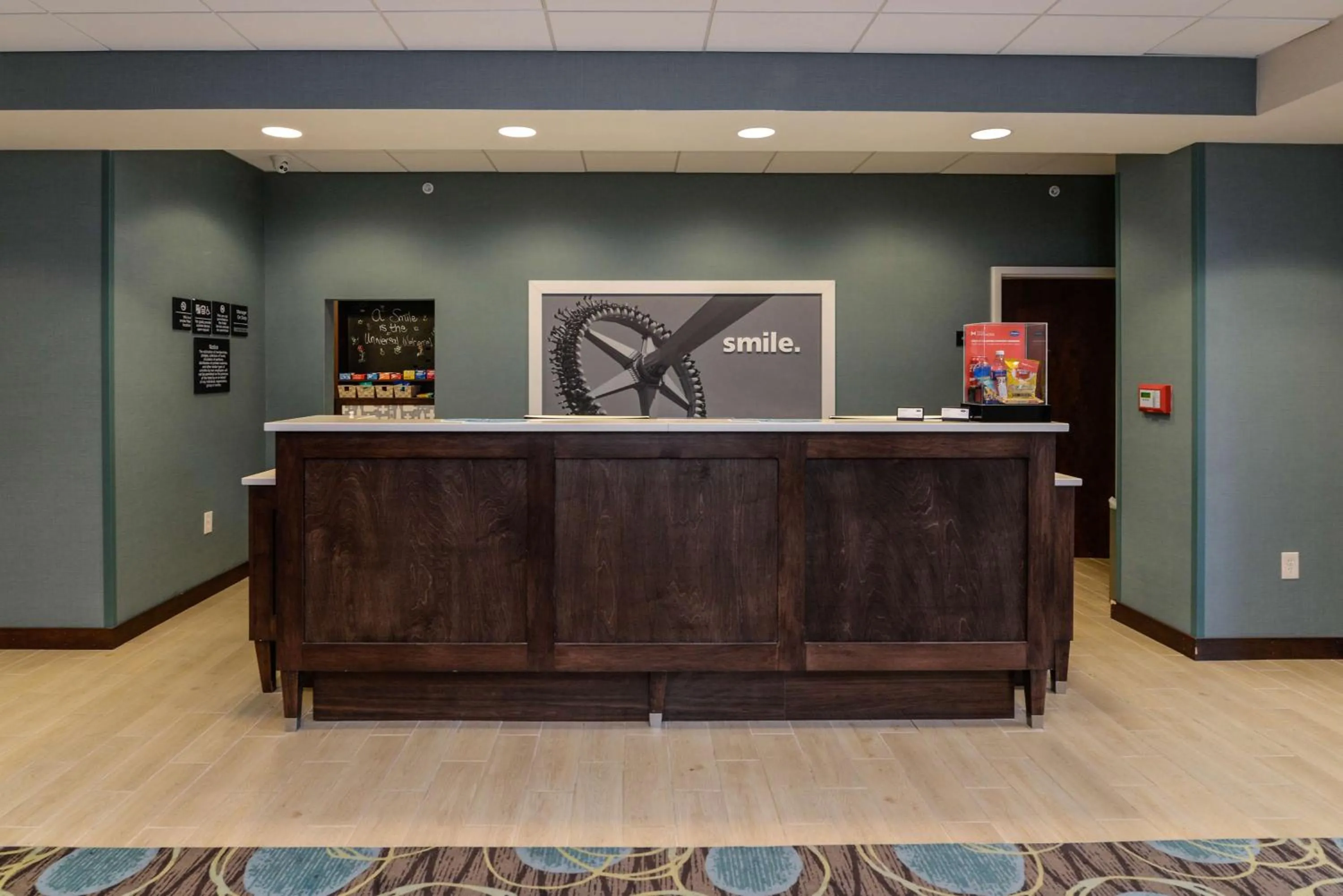Lobby or reception in Hampton Inn Brighton Mi