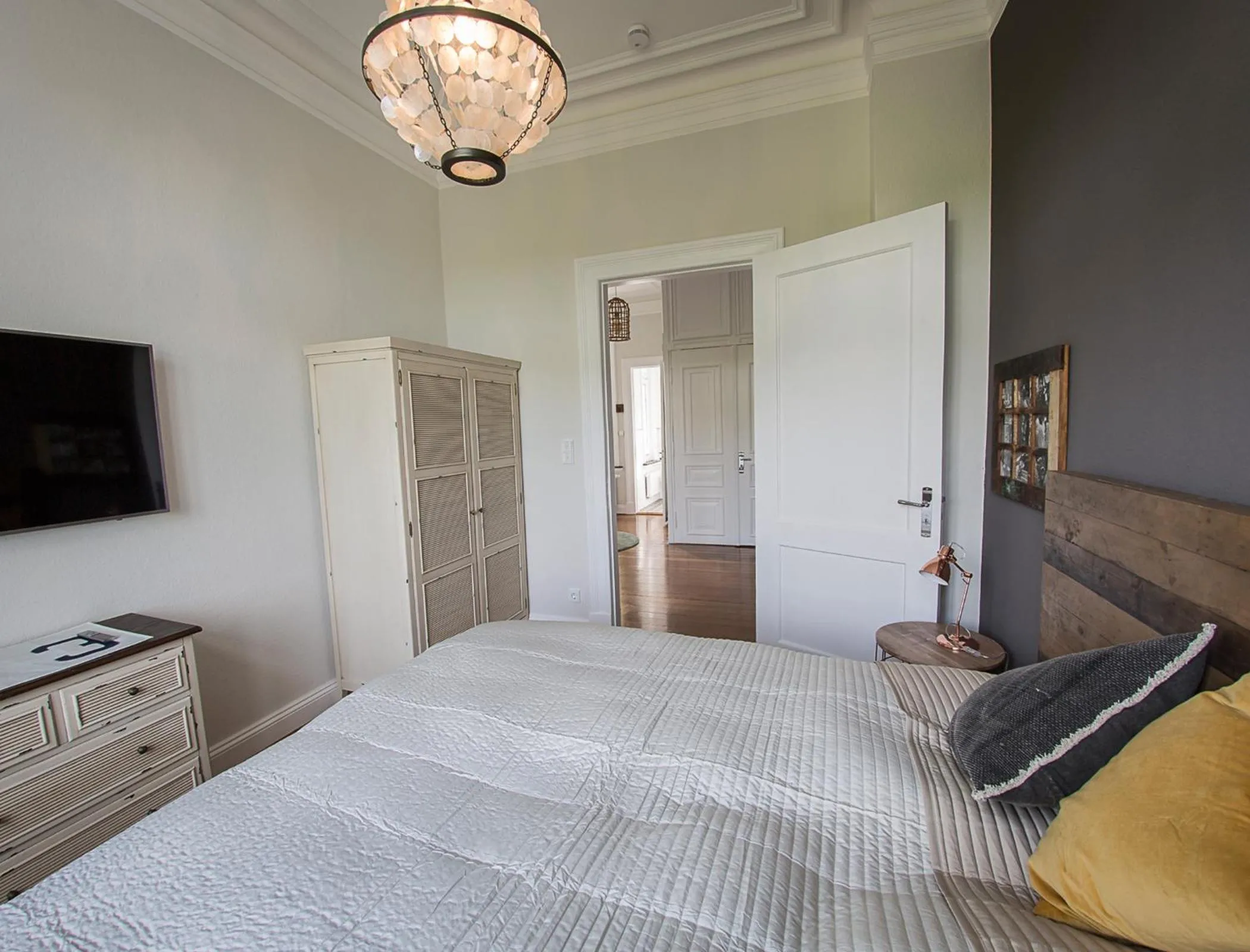 Photo of the whole room, Bed in Seaside Apartments Austernbank