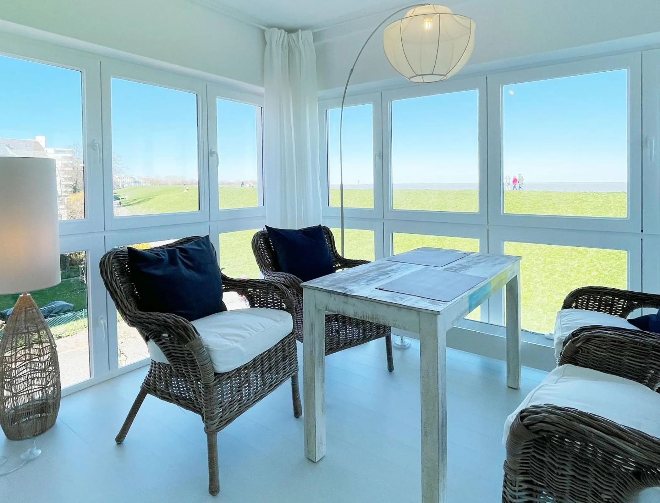 Living room in Seaside Apartments Austernbank
