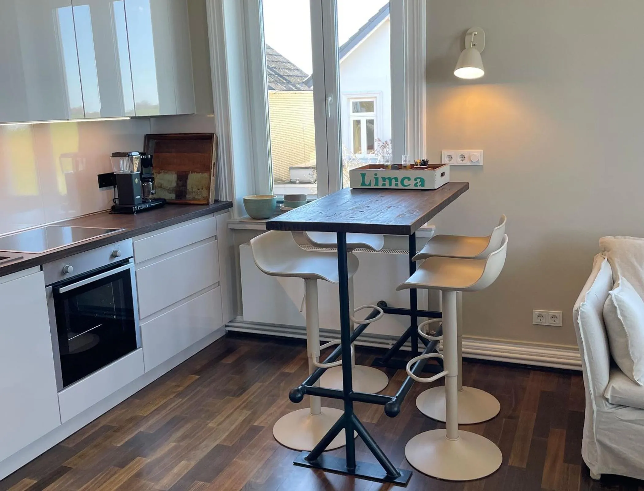 Kitchen or kitchenette in Seaside Apartments Austernbank