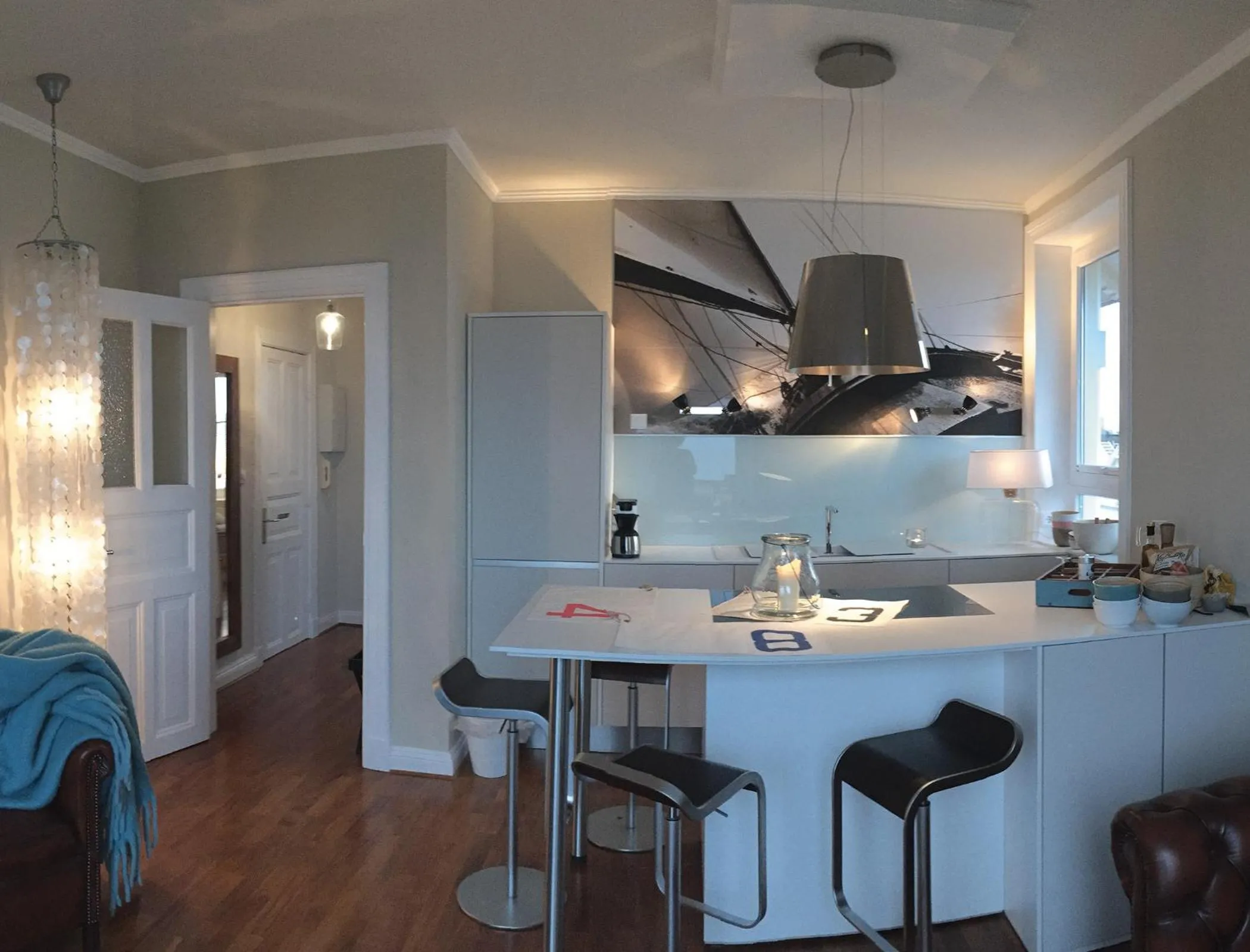 Living room in Seaside Apartments Austernbank