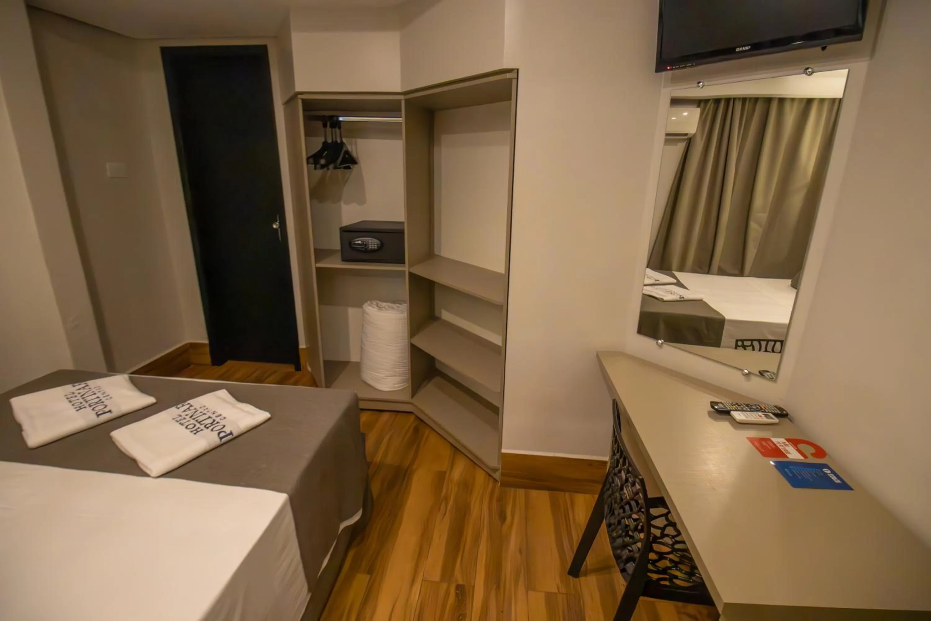 Bed in Hotel Portinari Centro