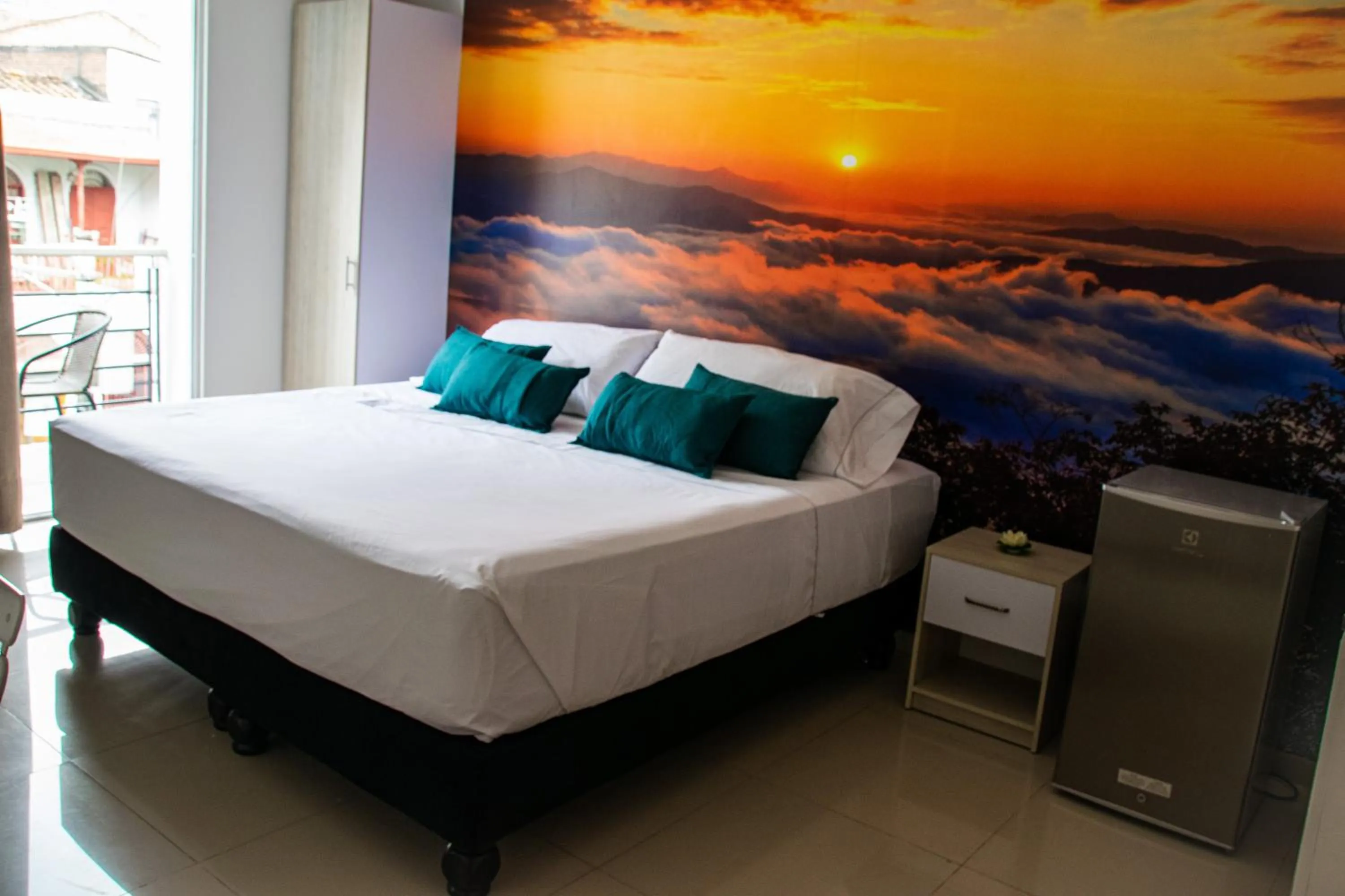 Bed in Hotel Granada Loft