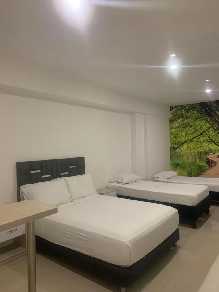 Bed in Hotel Granada Loft