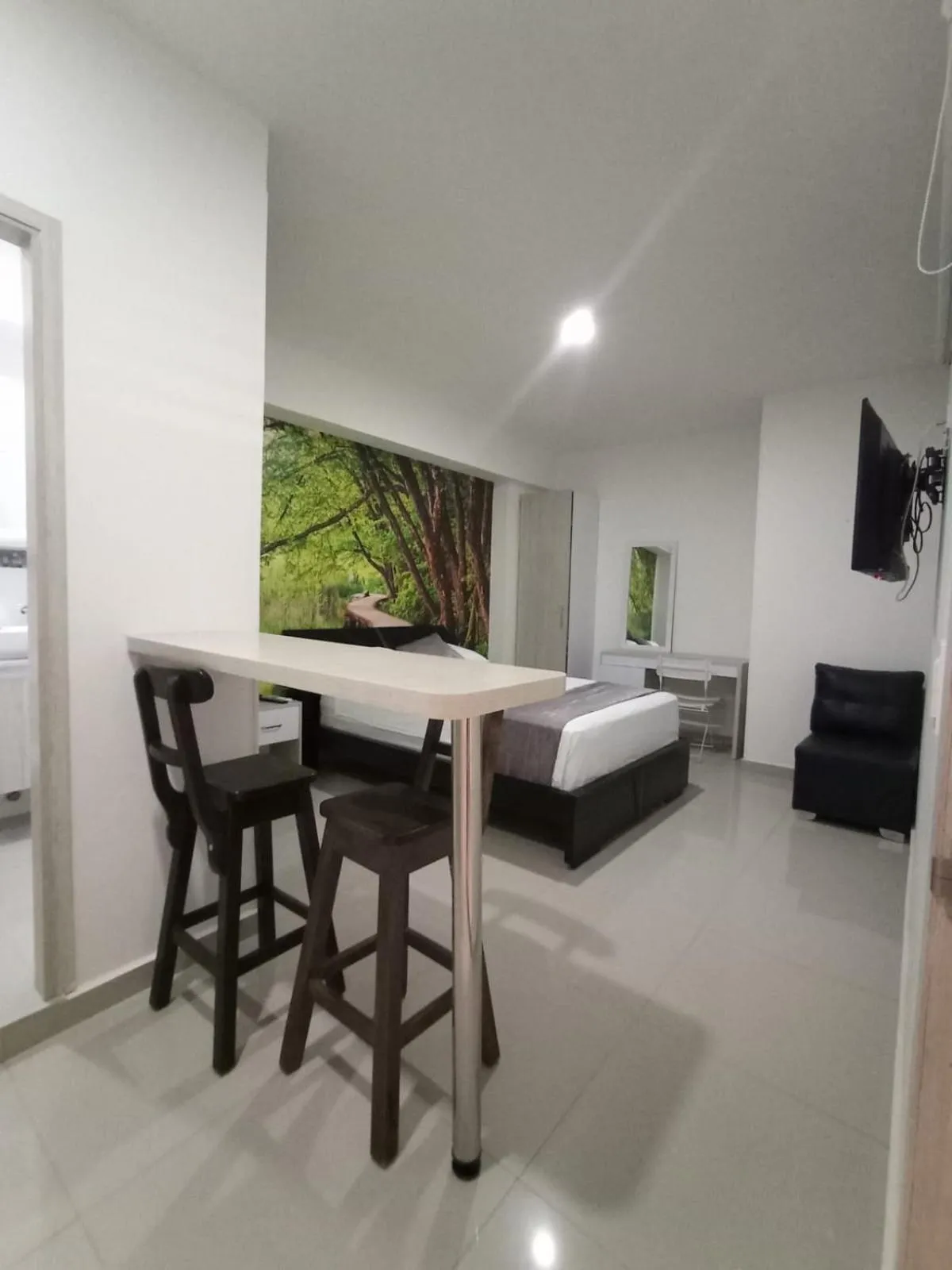 Bed in Hotel Granada Loft