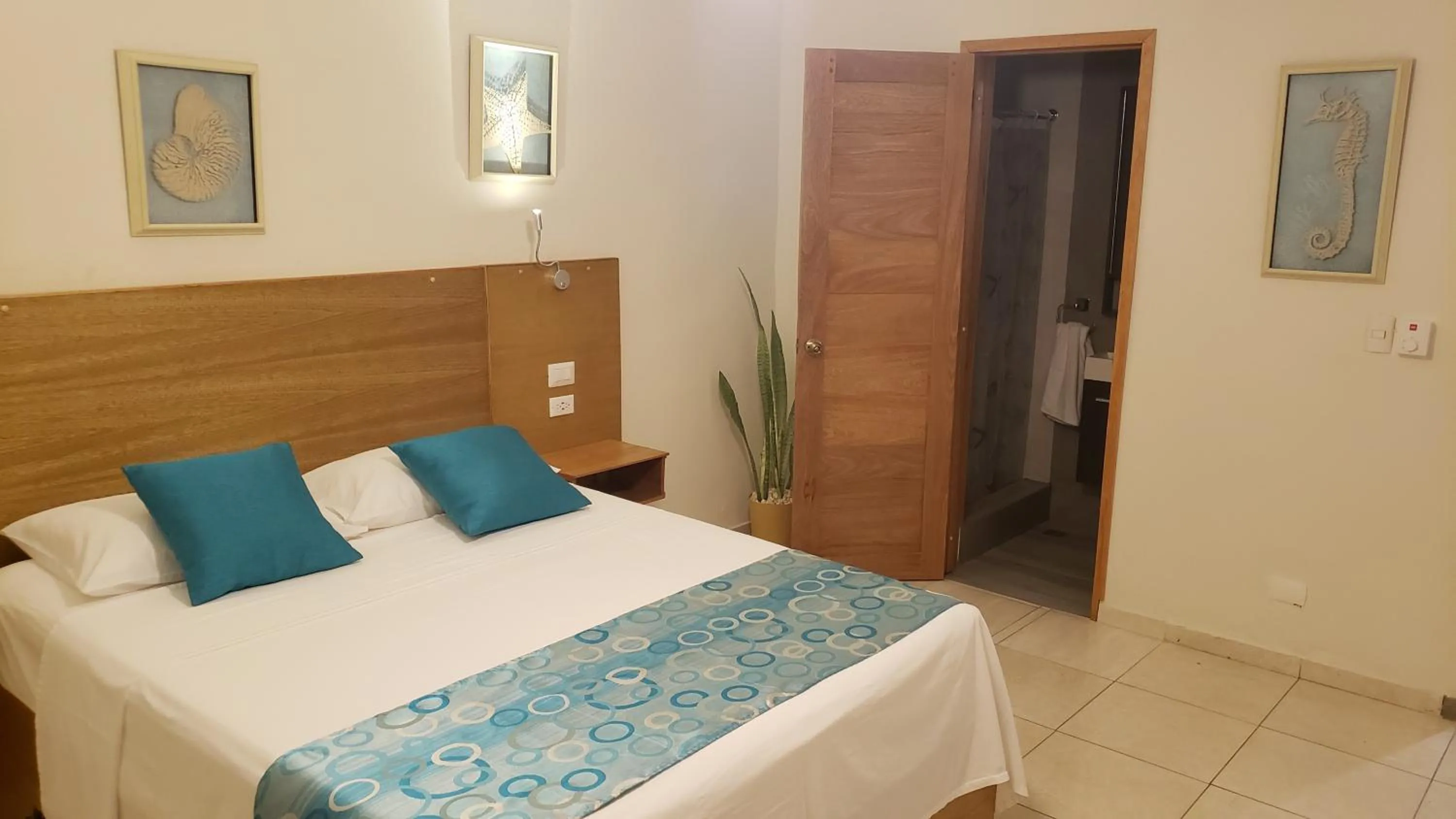 Bed in Hotel Agua Dulce