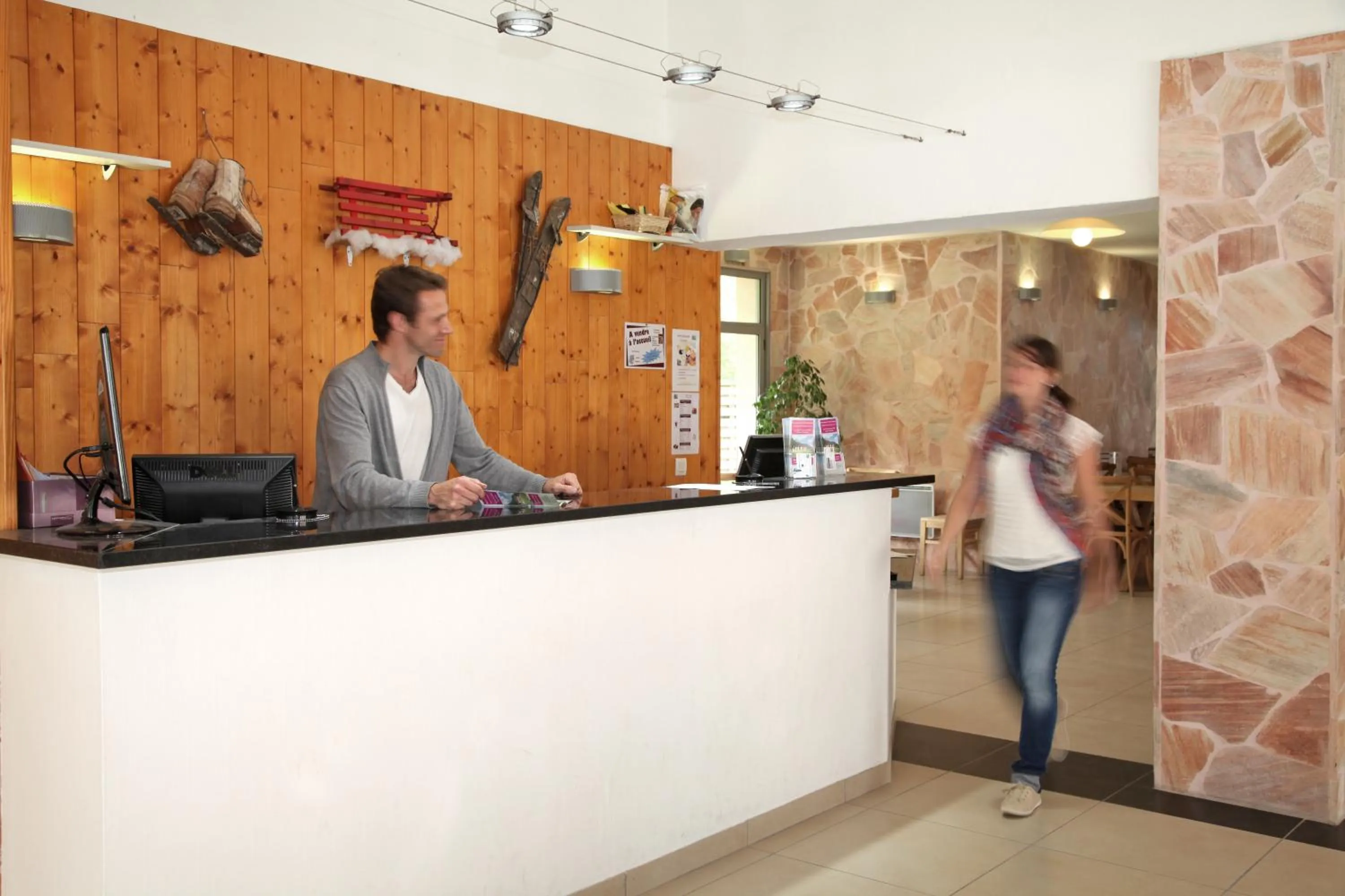 Lobby or reception in Résidence Val de Roland