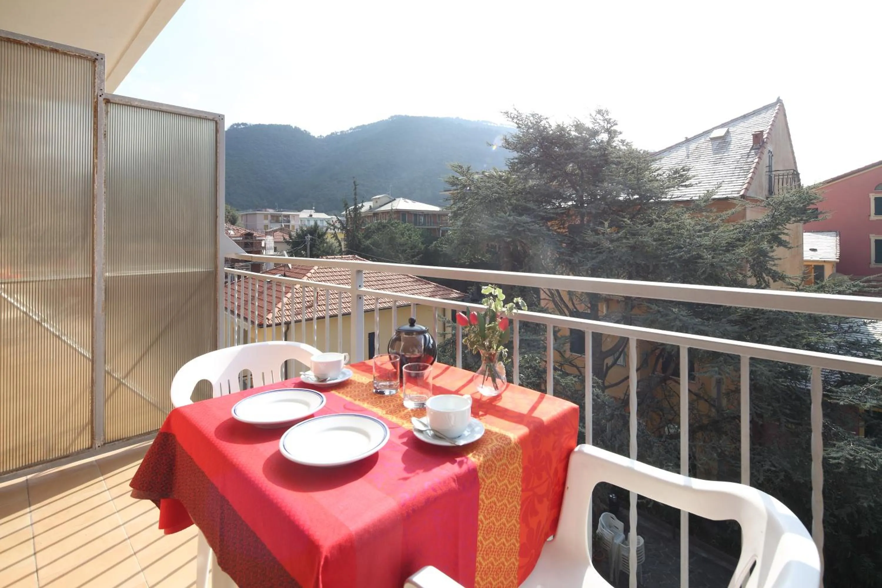 Garden view in Residence Hotel Kriss