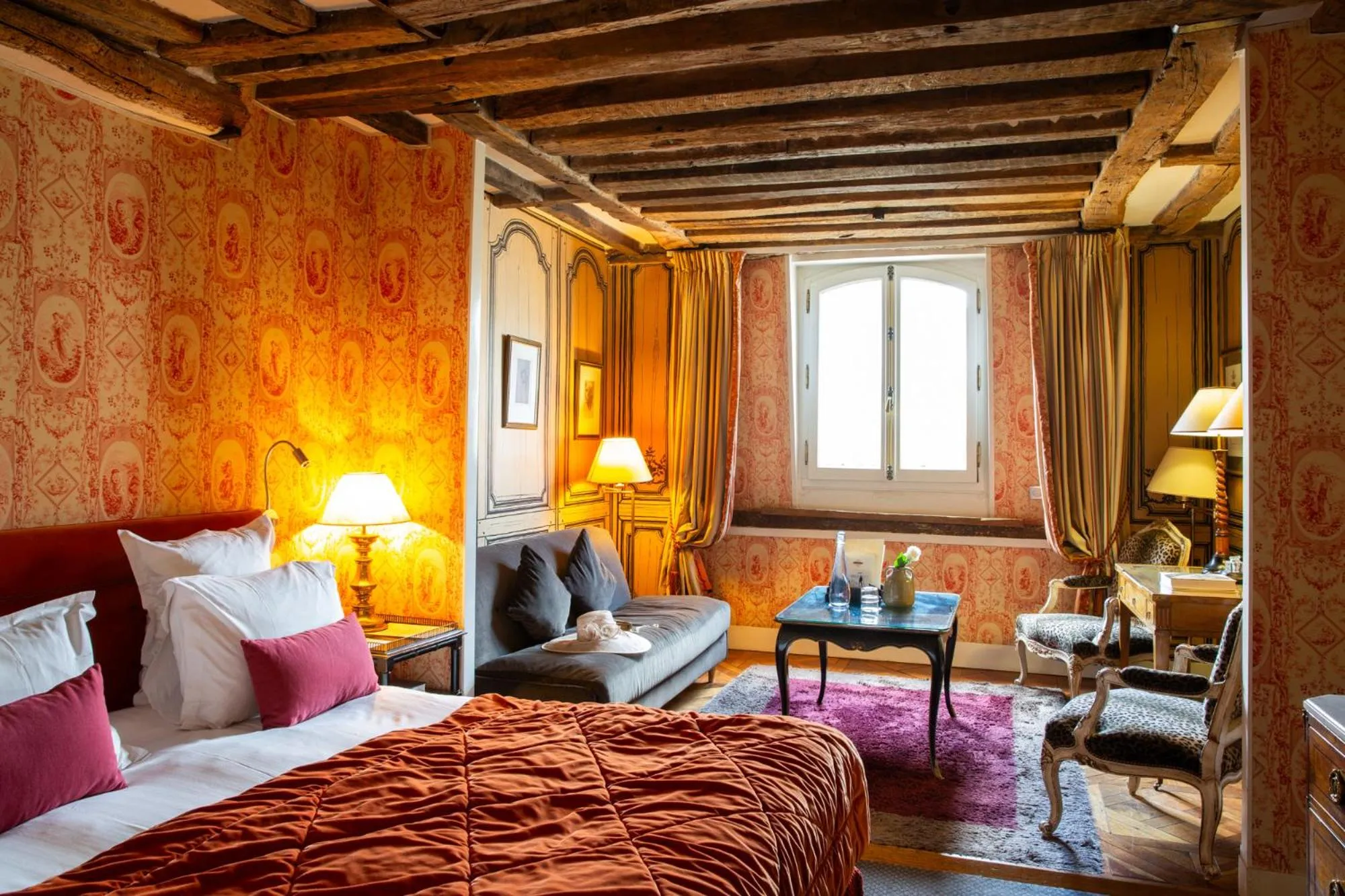 Bedroom, Bed in Hôtel Le Relais Saint-Germain